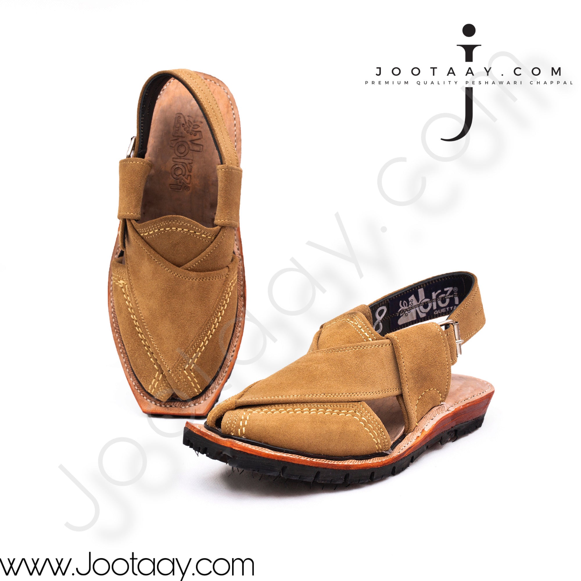 Jootaay® Double Sole Sabir Camel Norozi