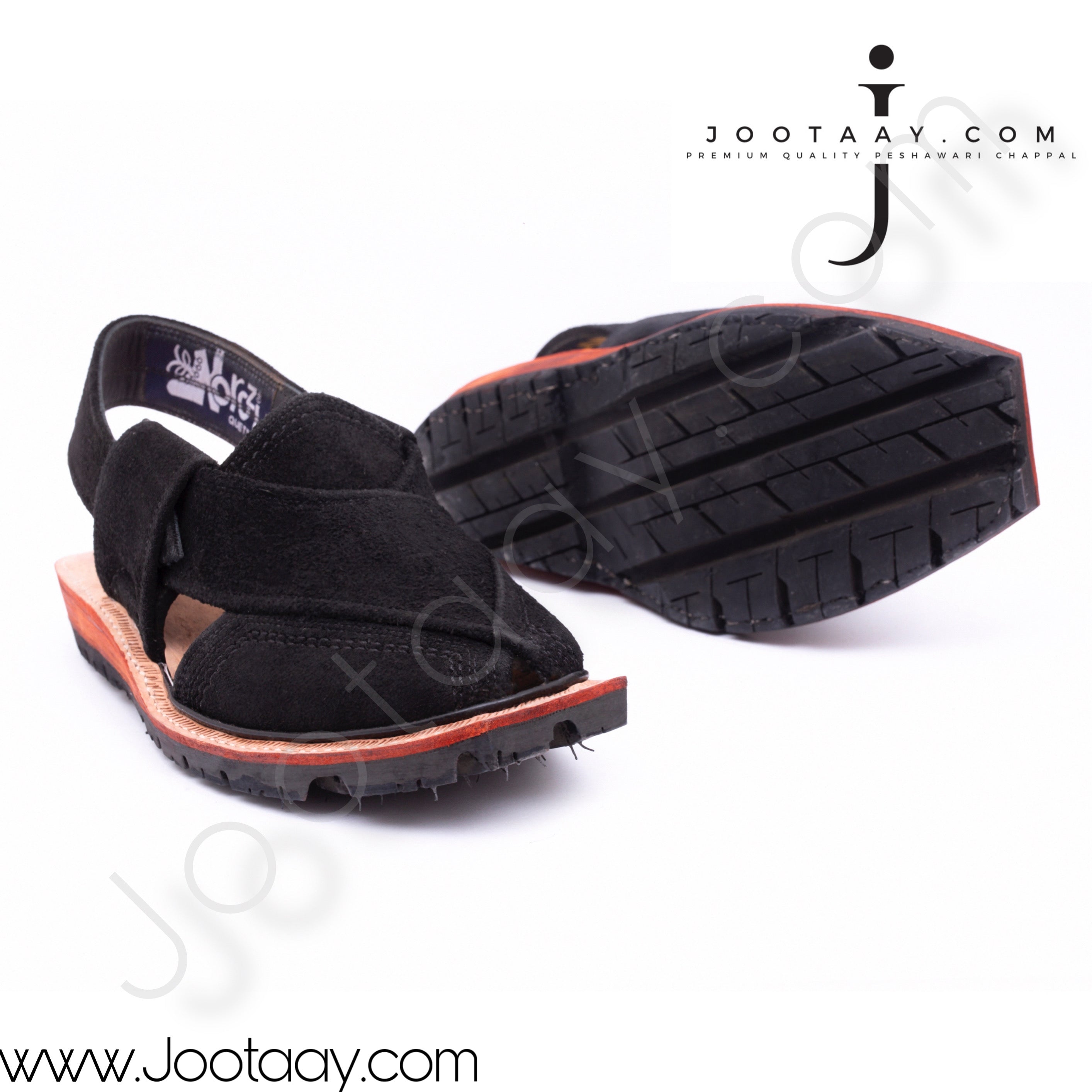 Jootaay® Double Sole Sabir Black Norozi