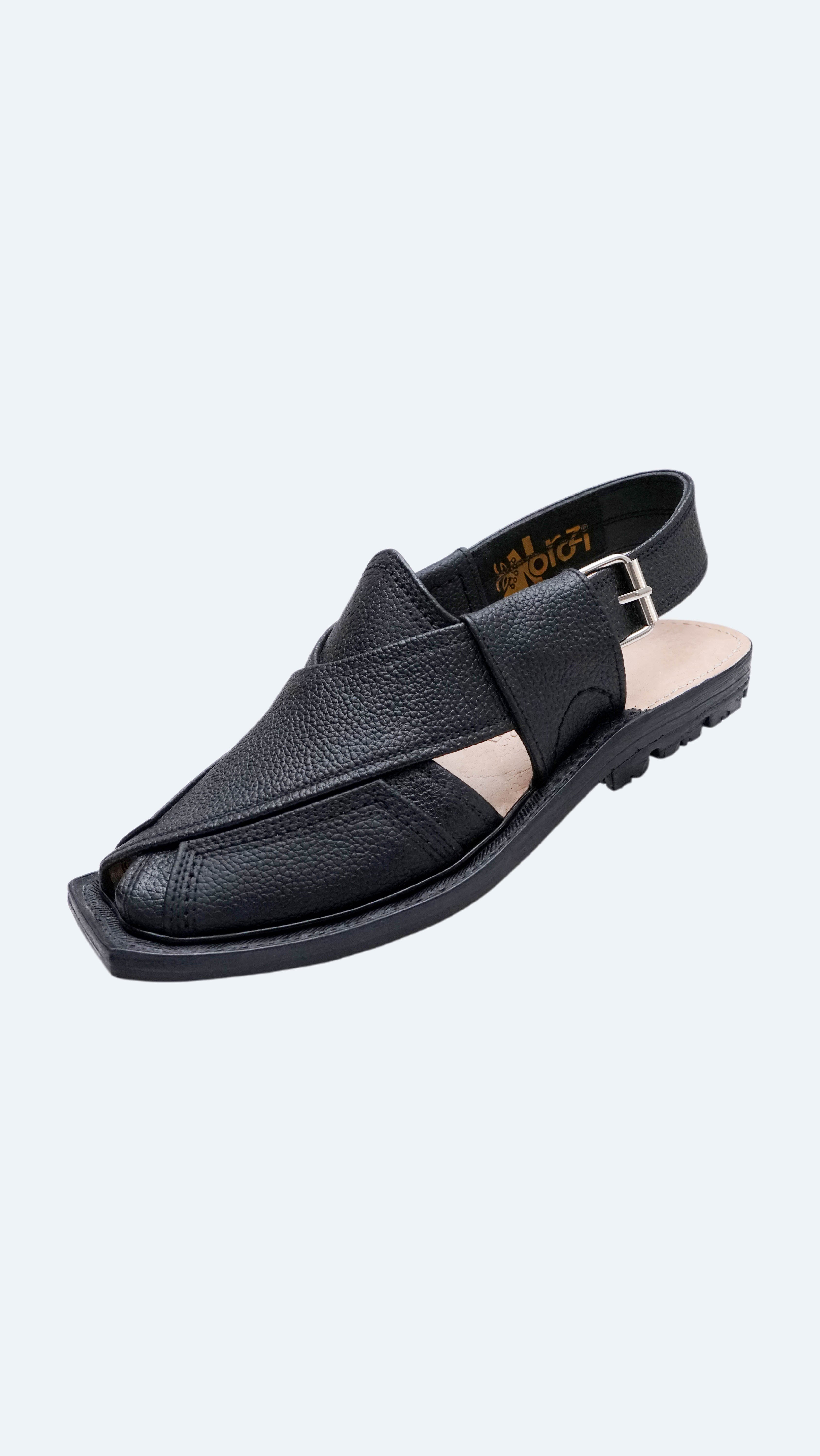 Single Sole Saadat Jet Black Danedar