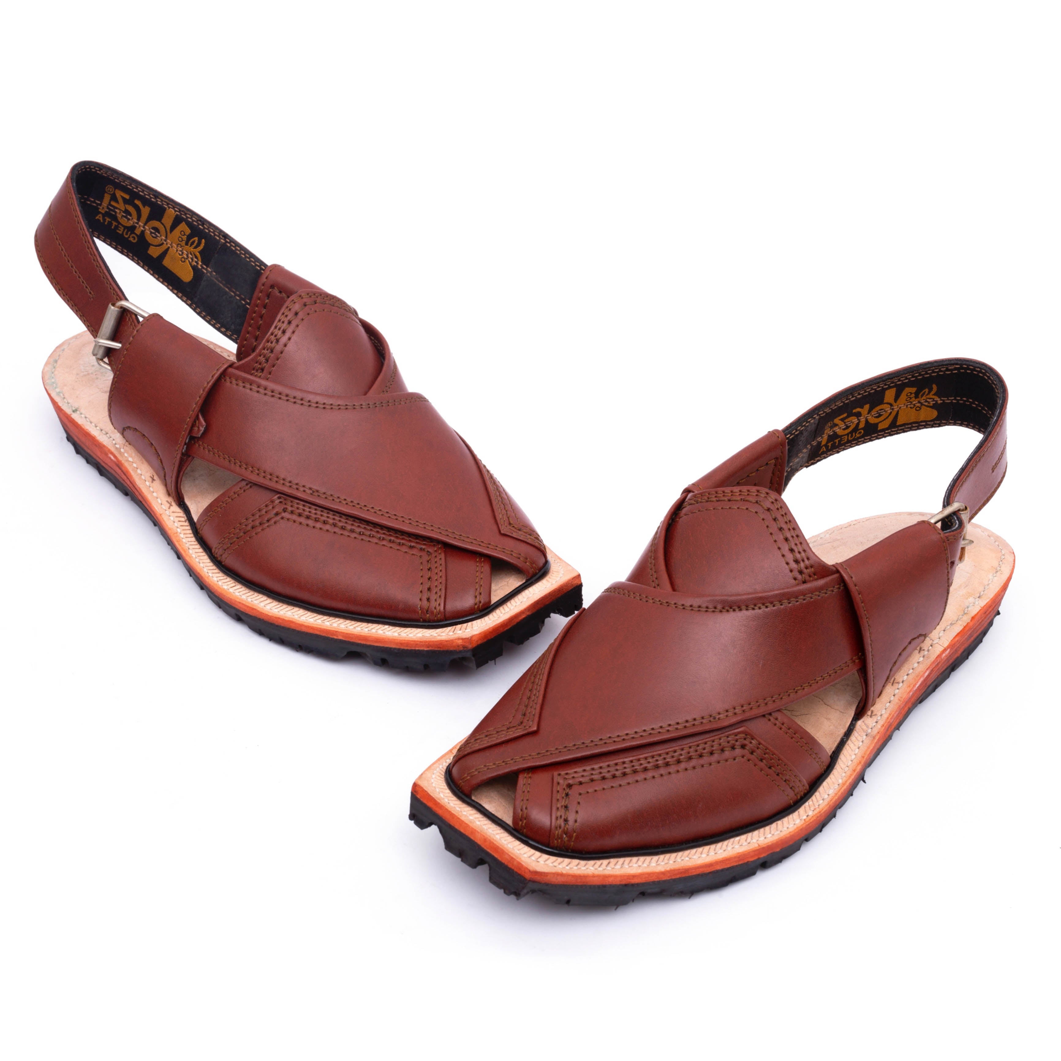 Double Sole Saadat Brown