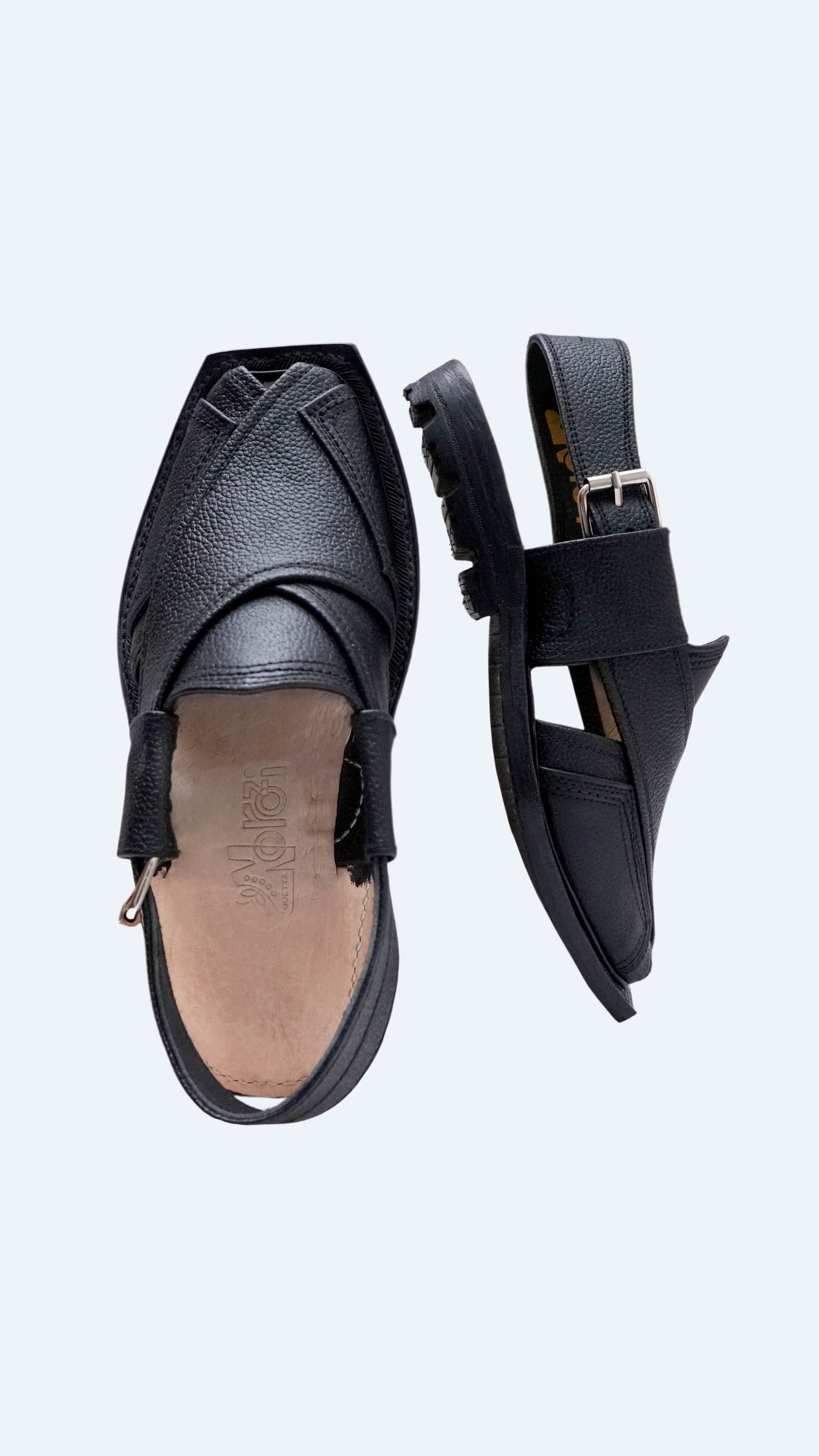 Single Sole Saadat Jet Black Danedar
