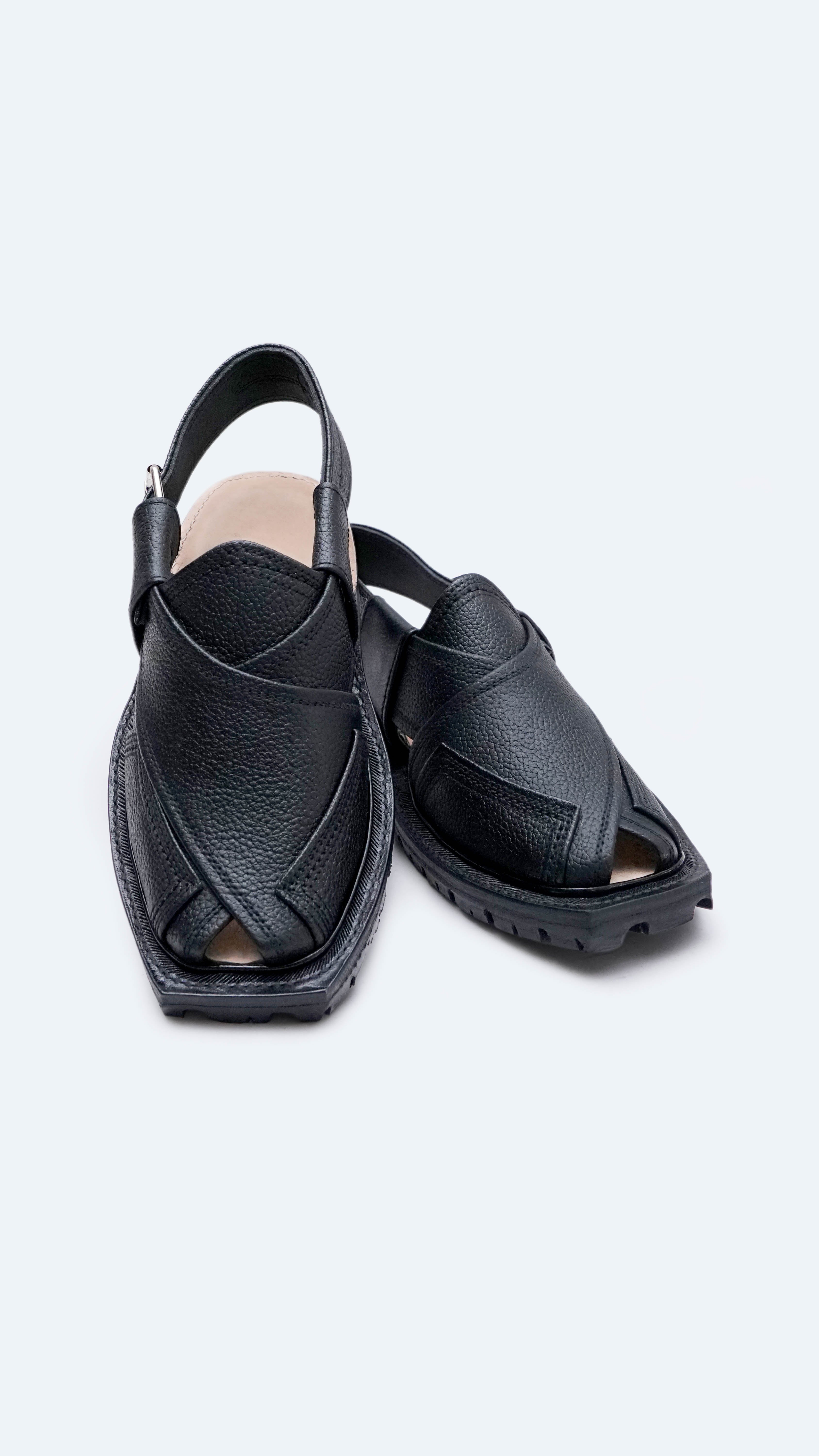 Double Sole Saadat Jet Black Danedar
