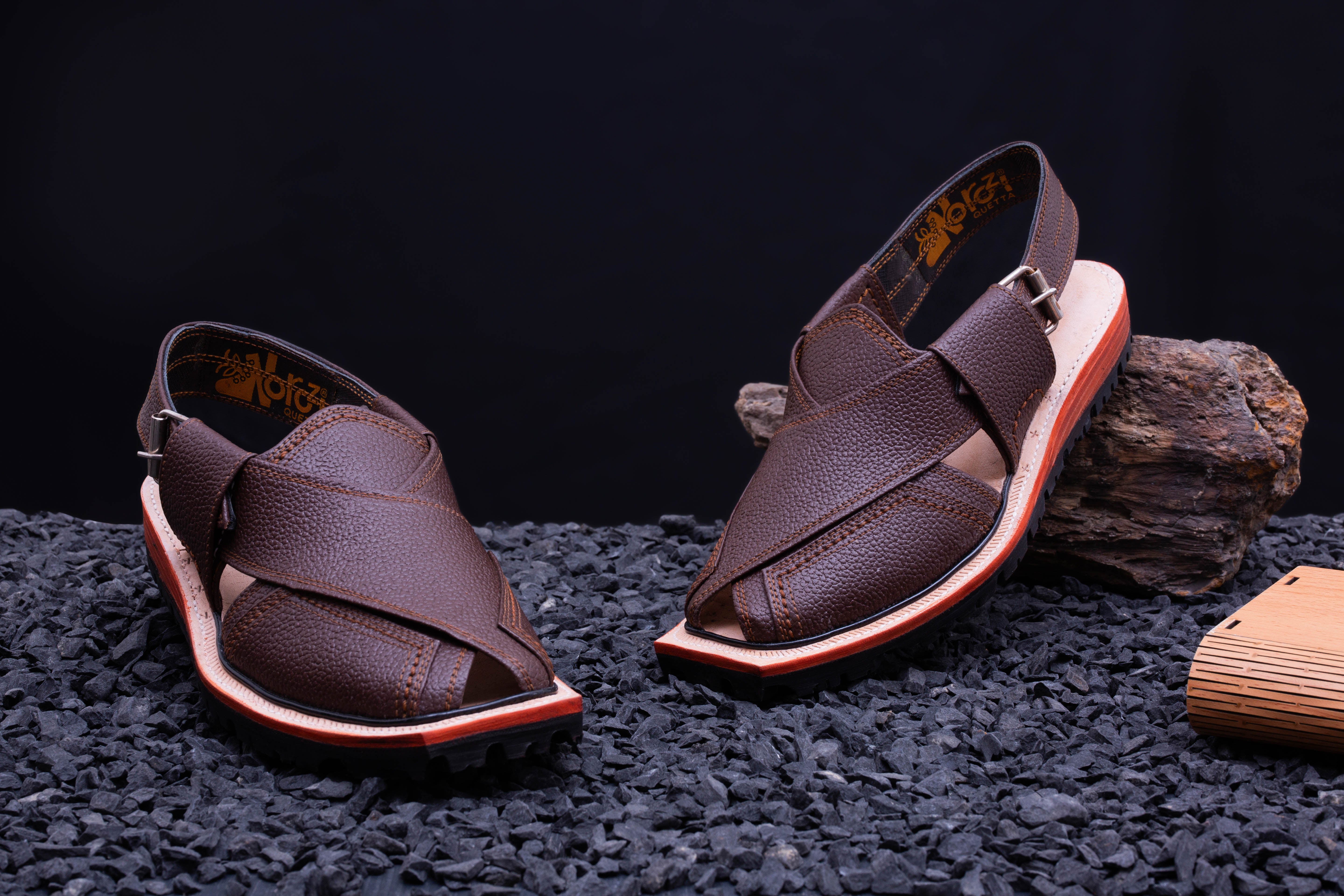 Double Sole Saadat Dark Brown Danedar