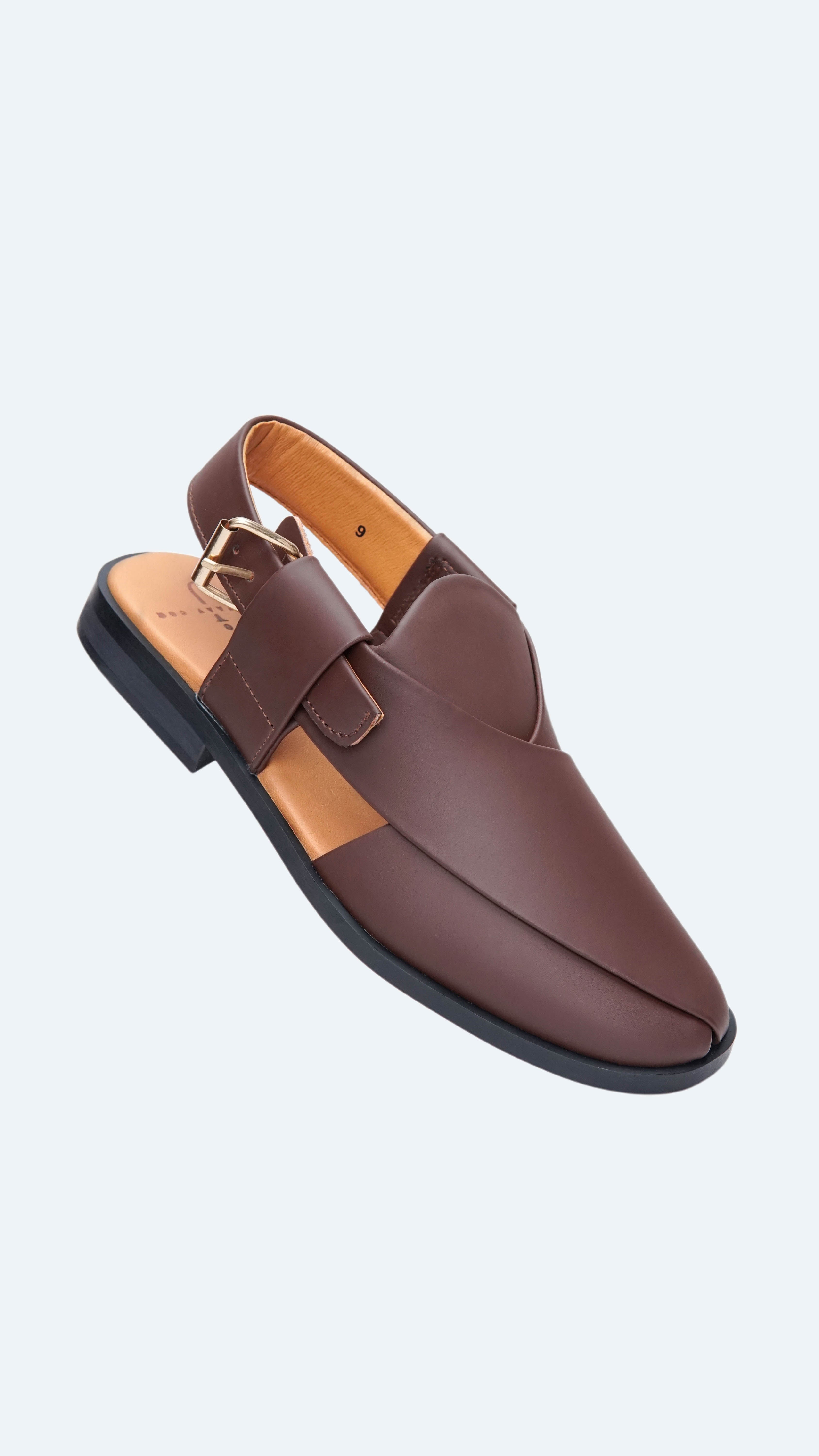 Dark Brown Formal Peshawari