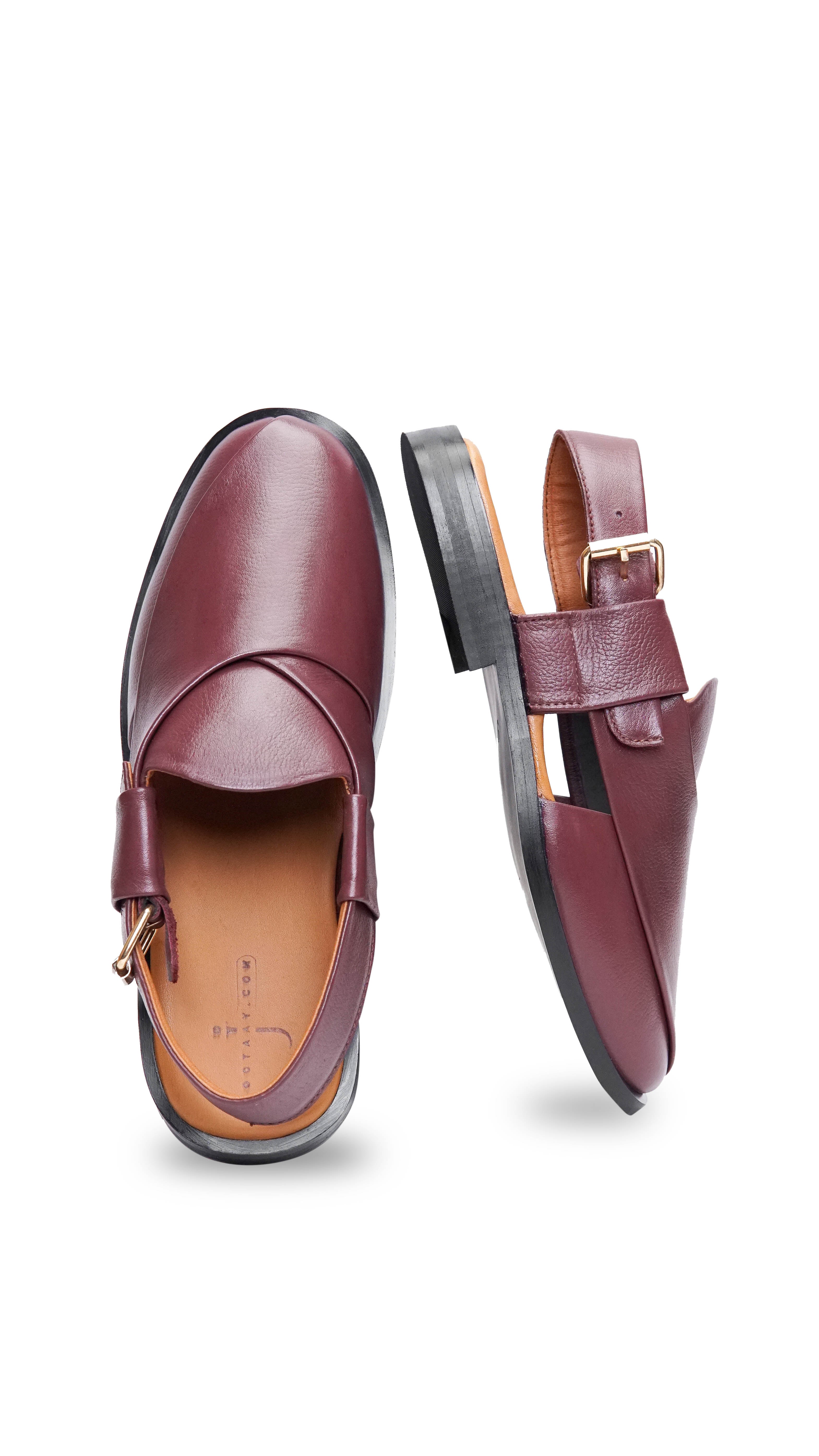 Maroon Grainy Formal Peshawari