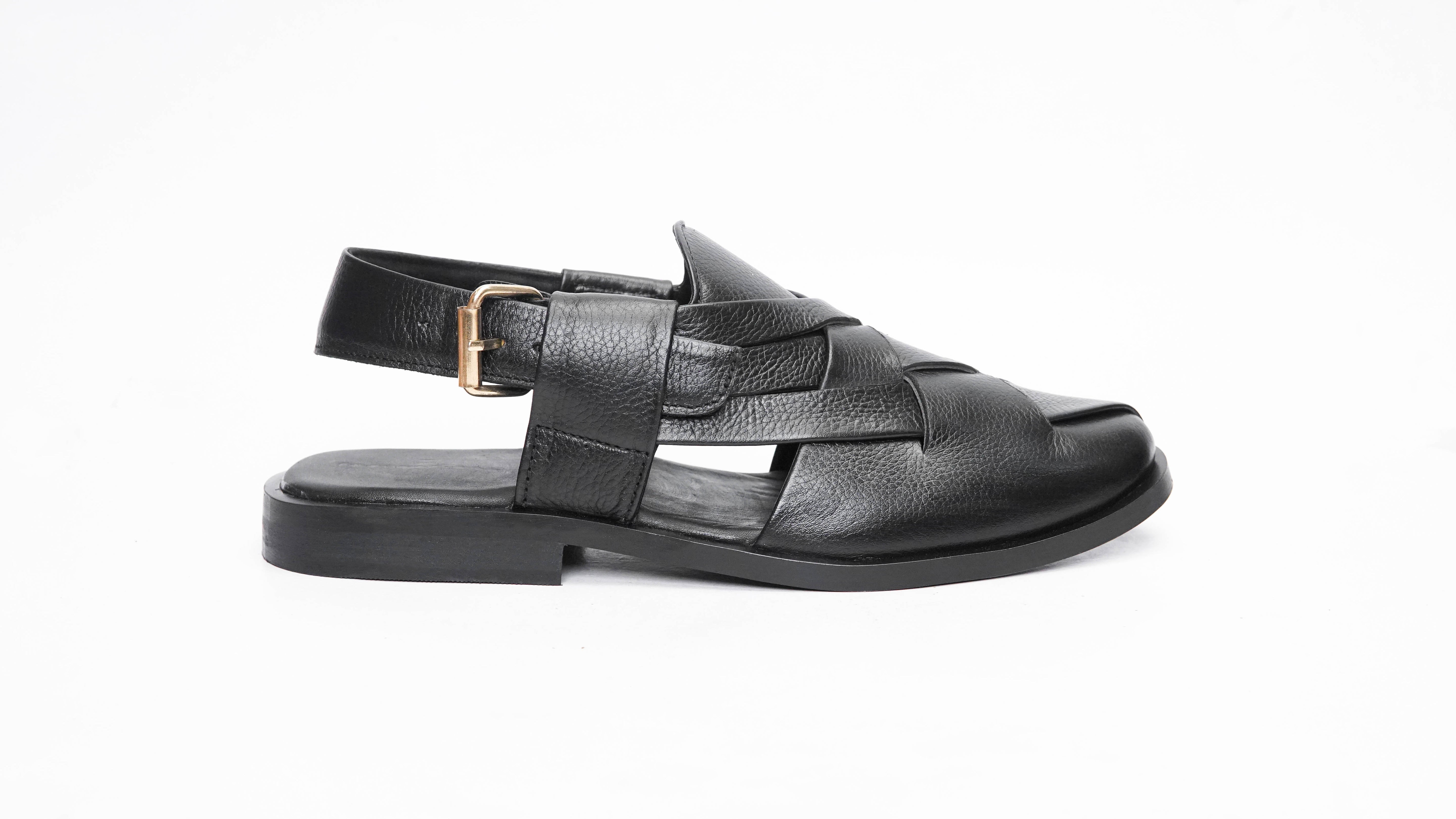 Black Wavy Formal Peshawari