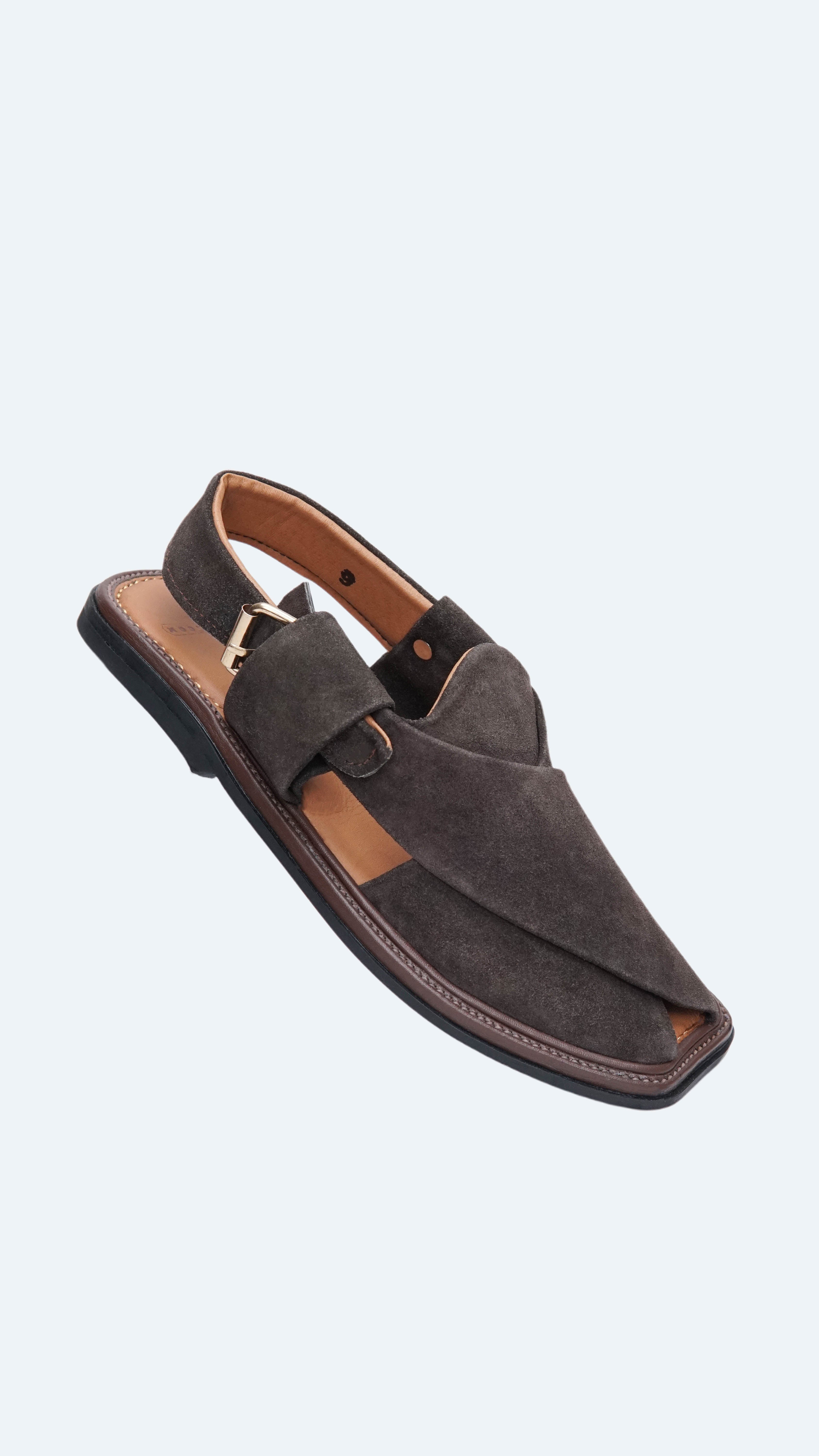 Suede Dark Brown Charsadda