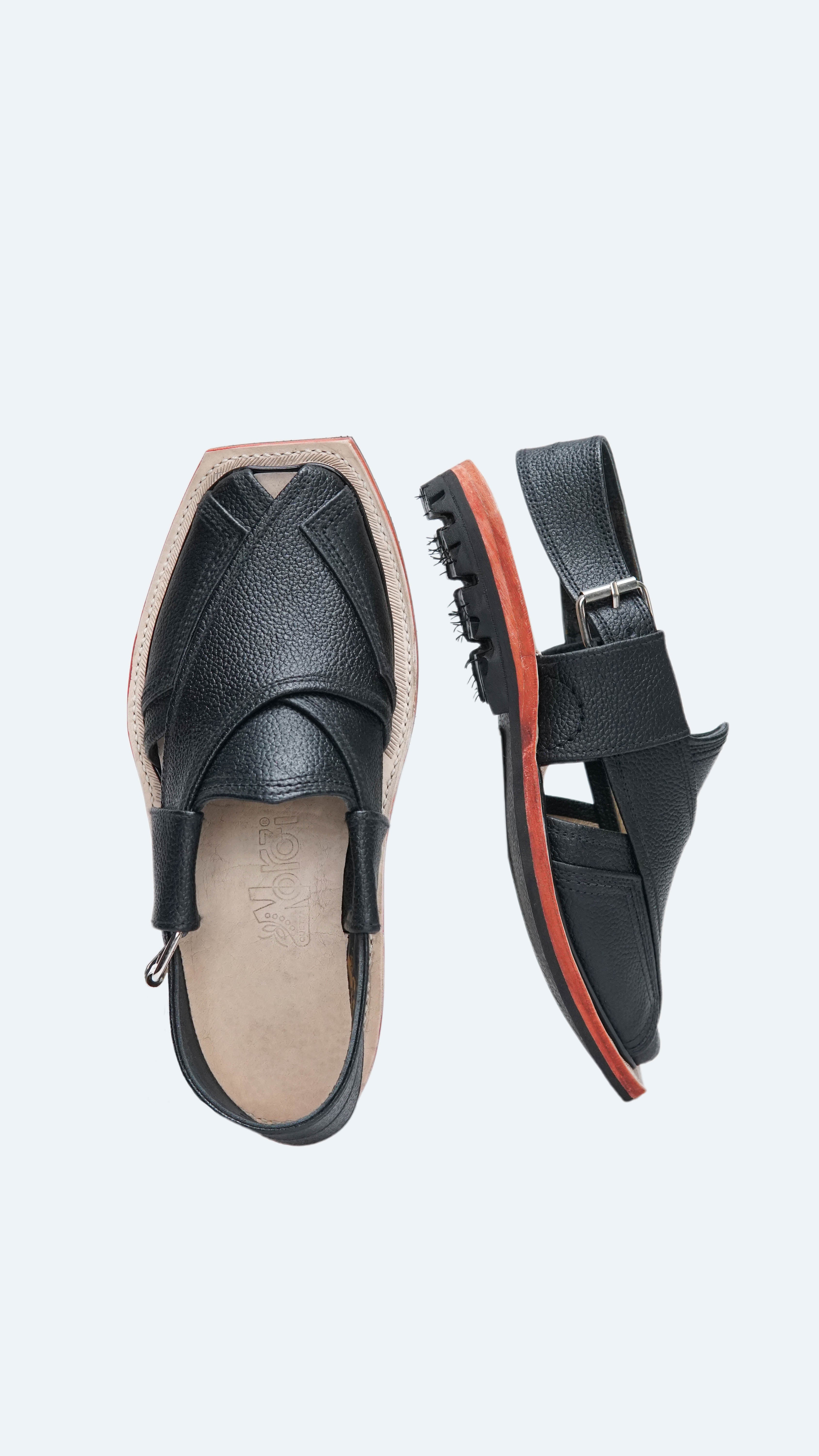 Single Sole Saadat Black Danedar