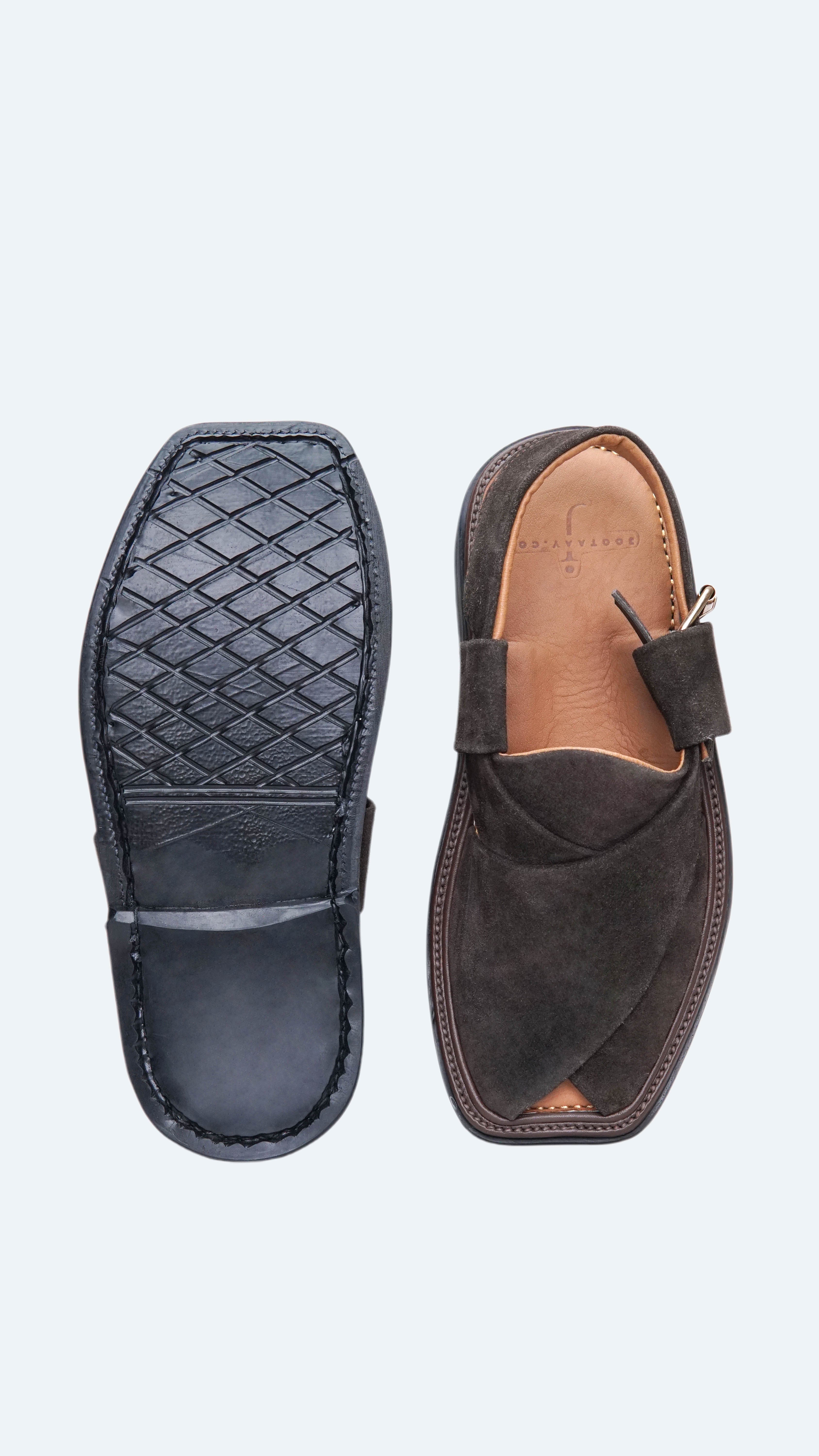 Suede Dark Brown Charsadda