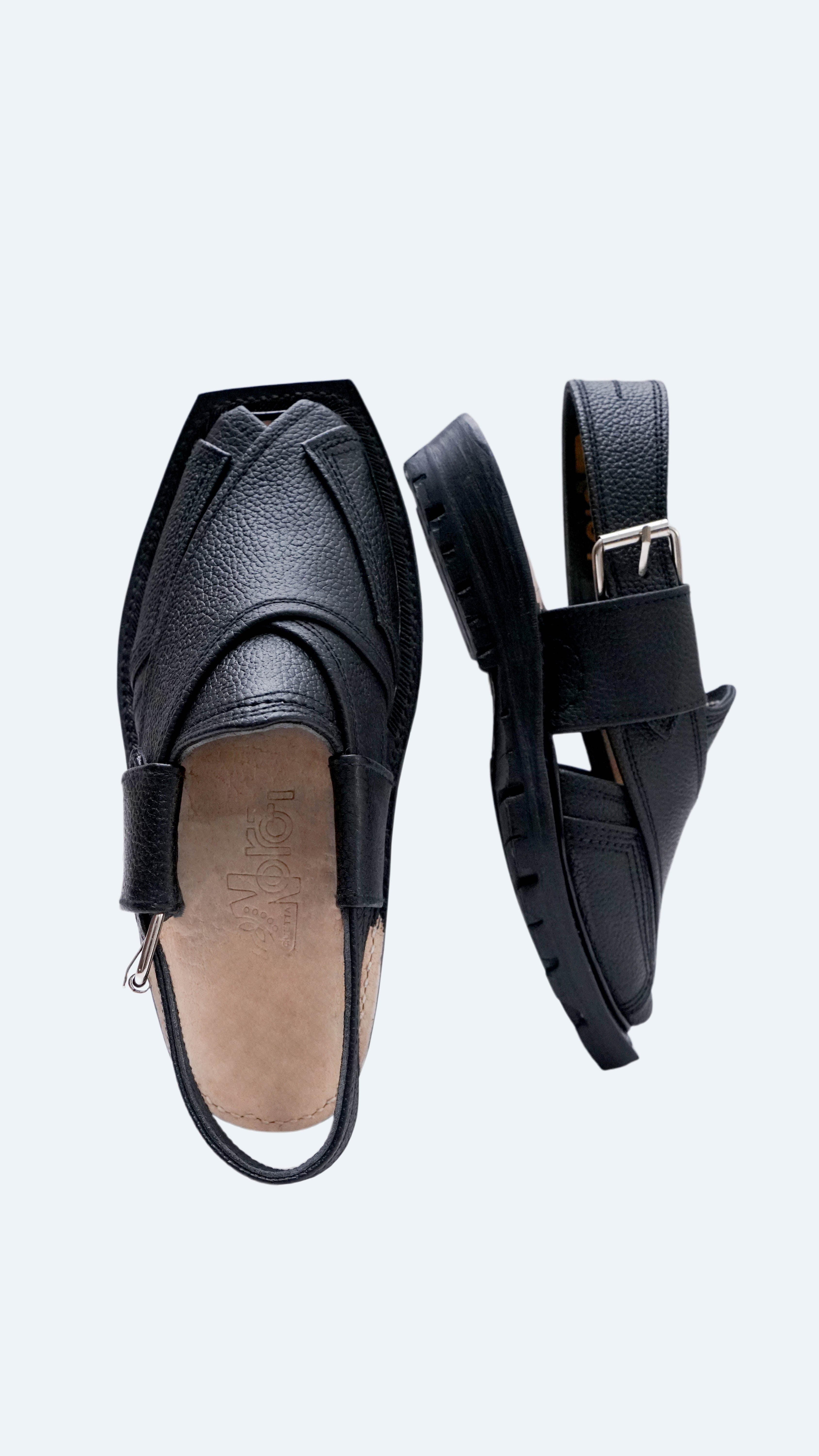 Double Sole Saadat Jet Black Danedar
