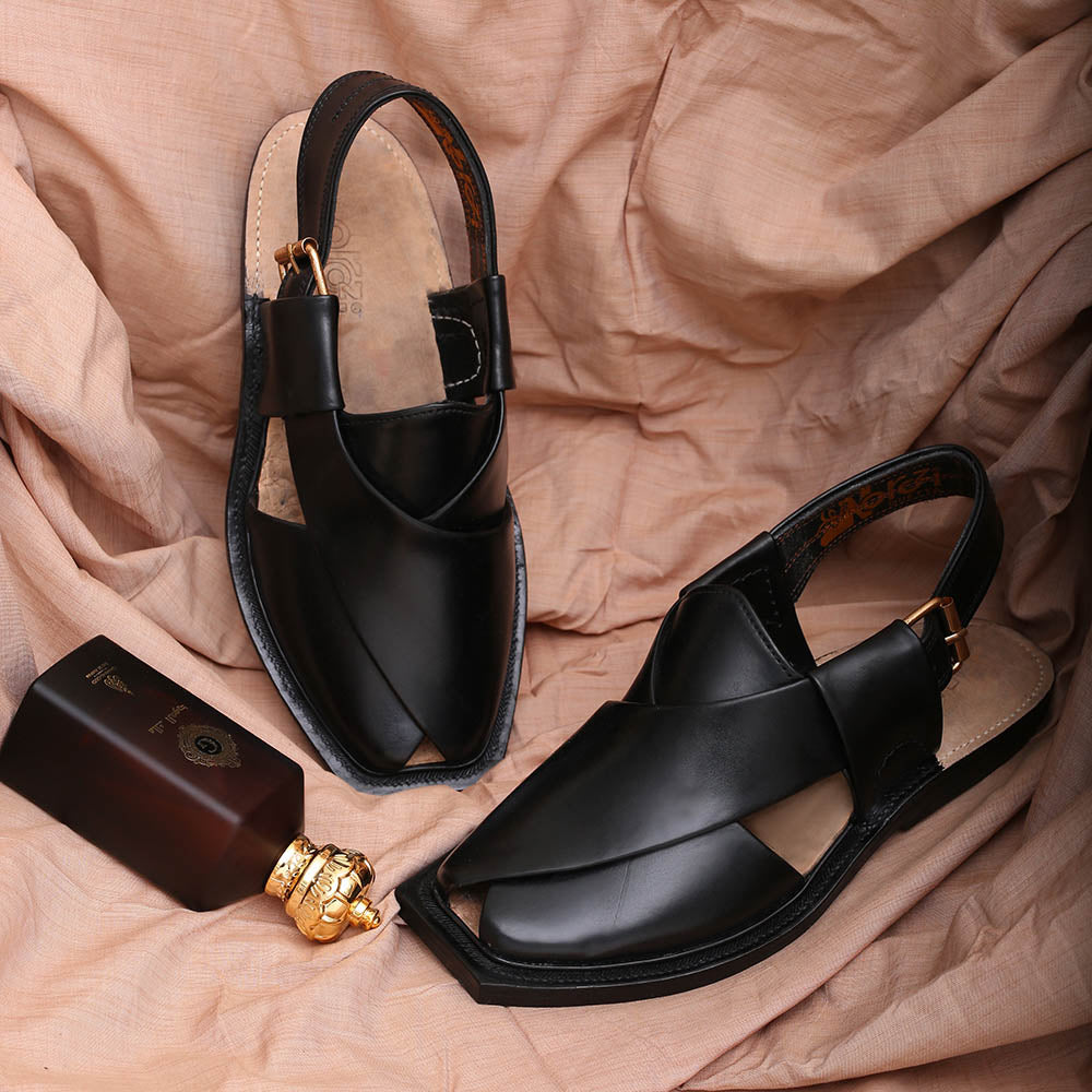 Single Sole Plain Jet Black Norozi