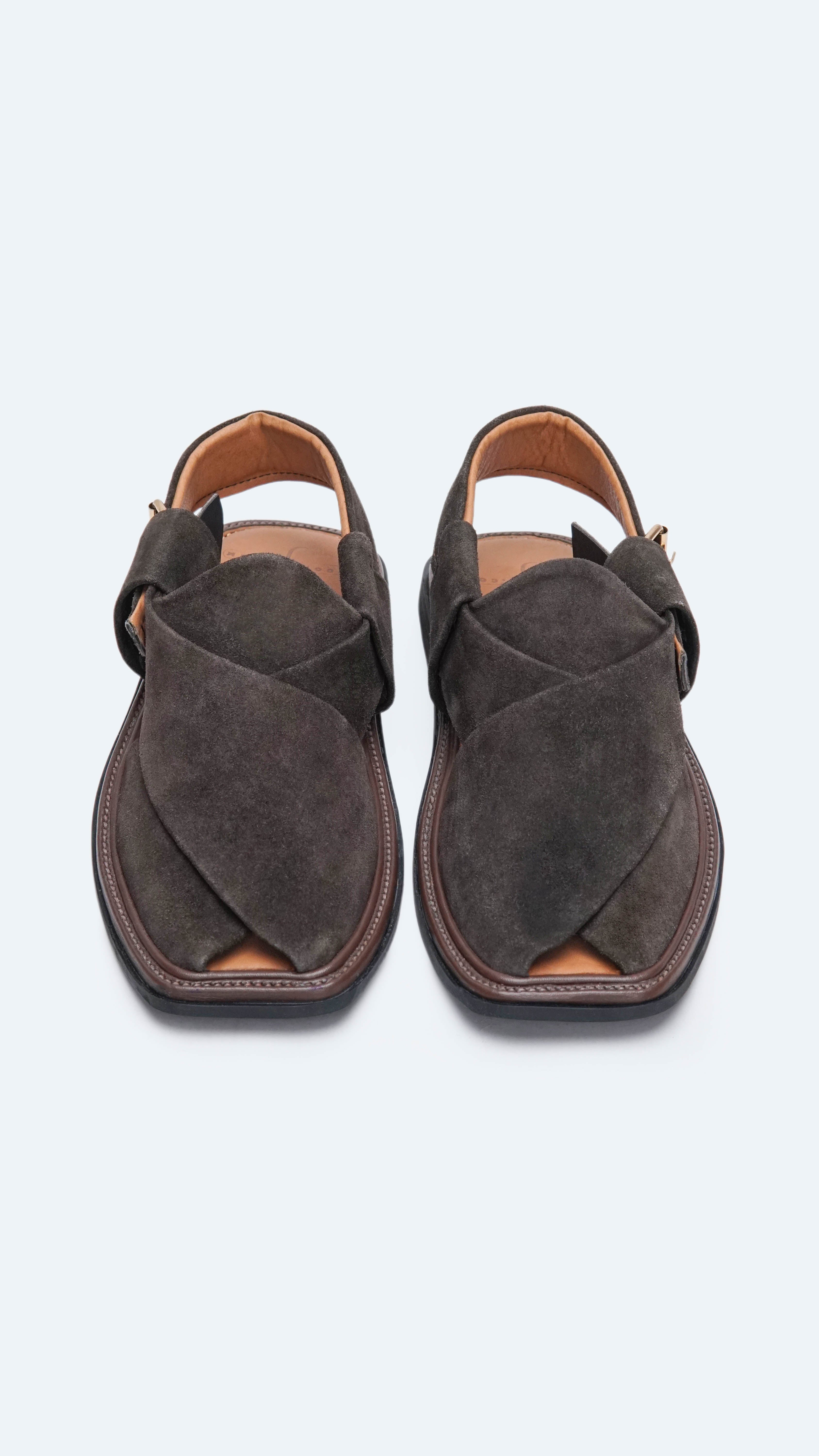 Suede Dark Brown Charsadda