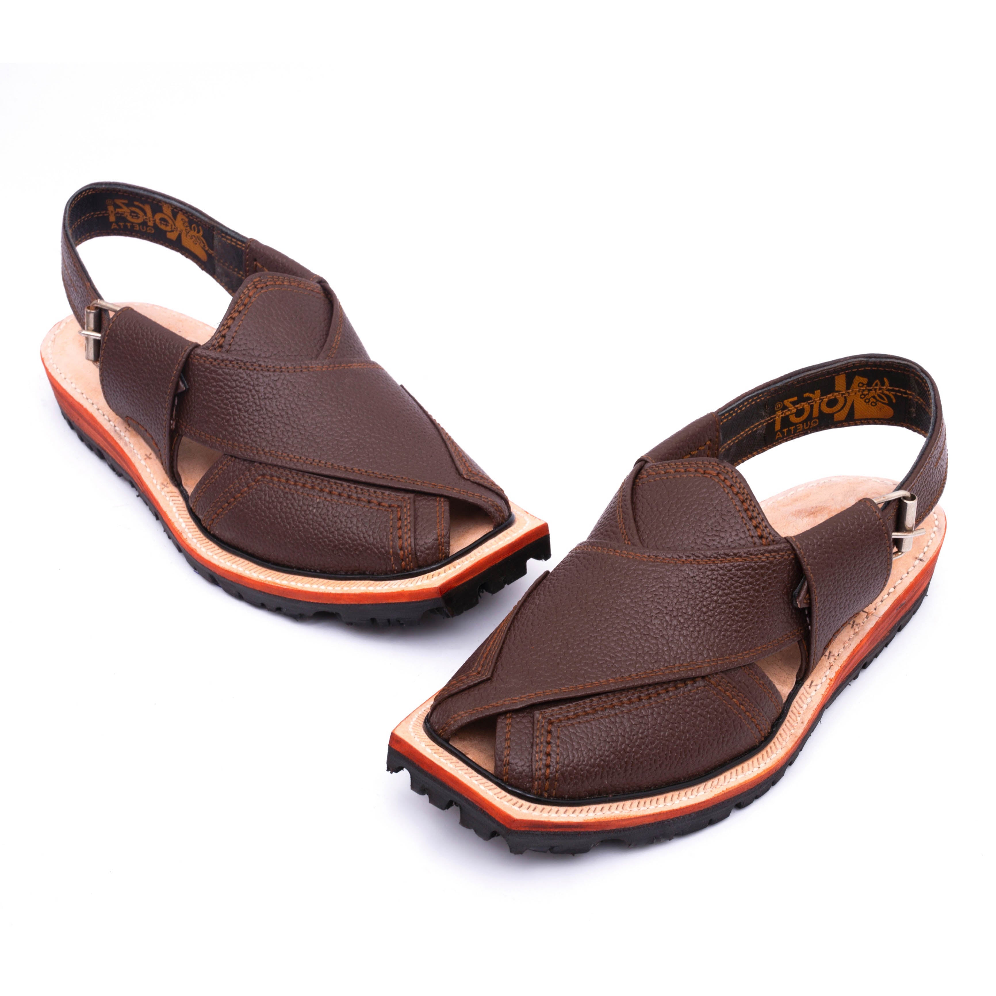 Double Sole Saadat Dark Brown Danedar