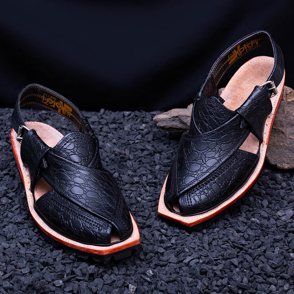 Double Sole Dotted Black Norozi