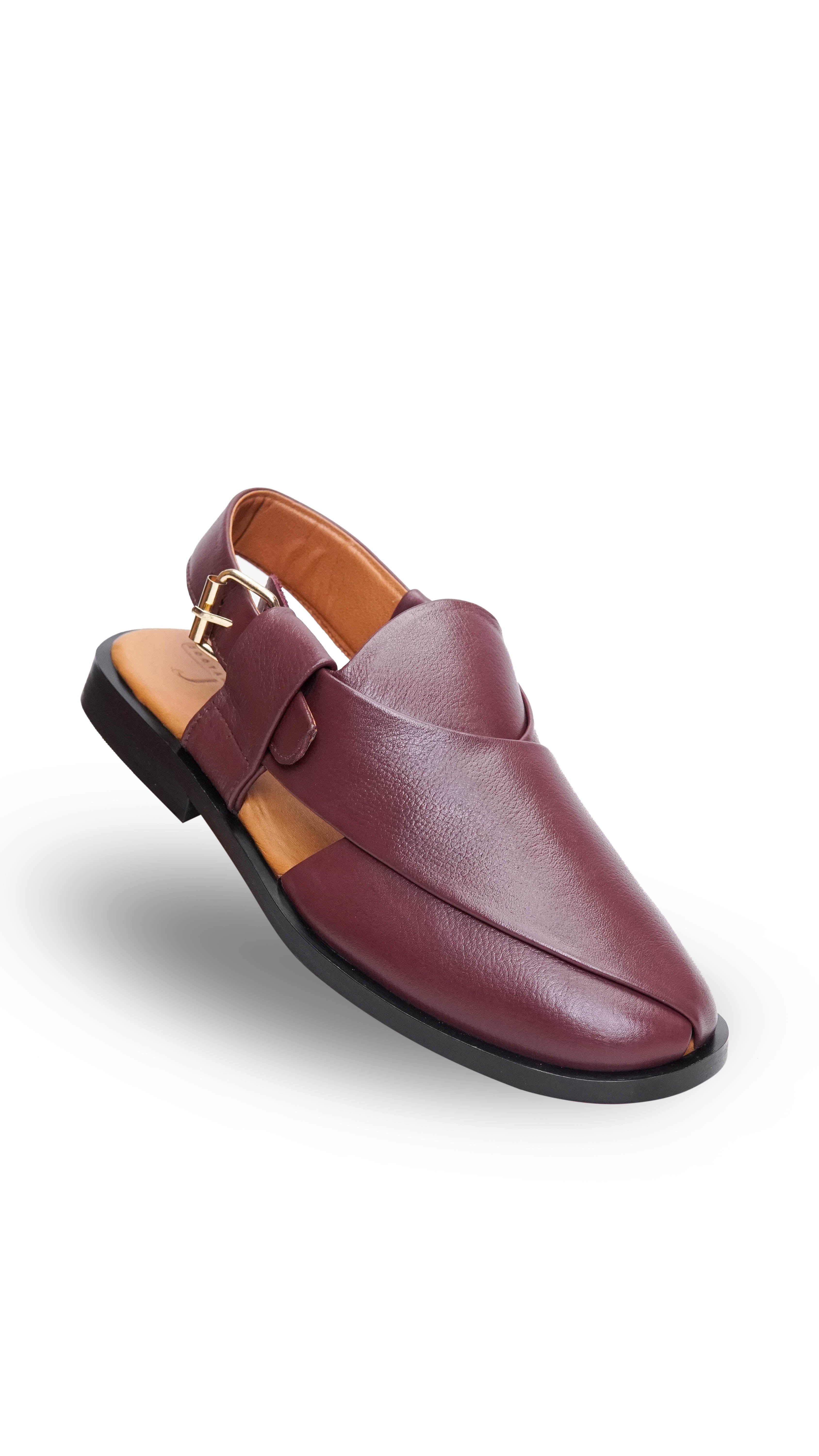 Maroon Grainy Formal Peshawari