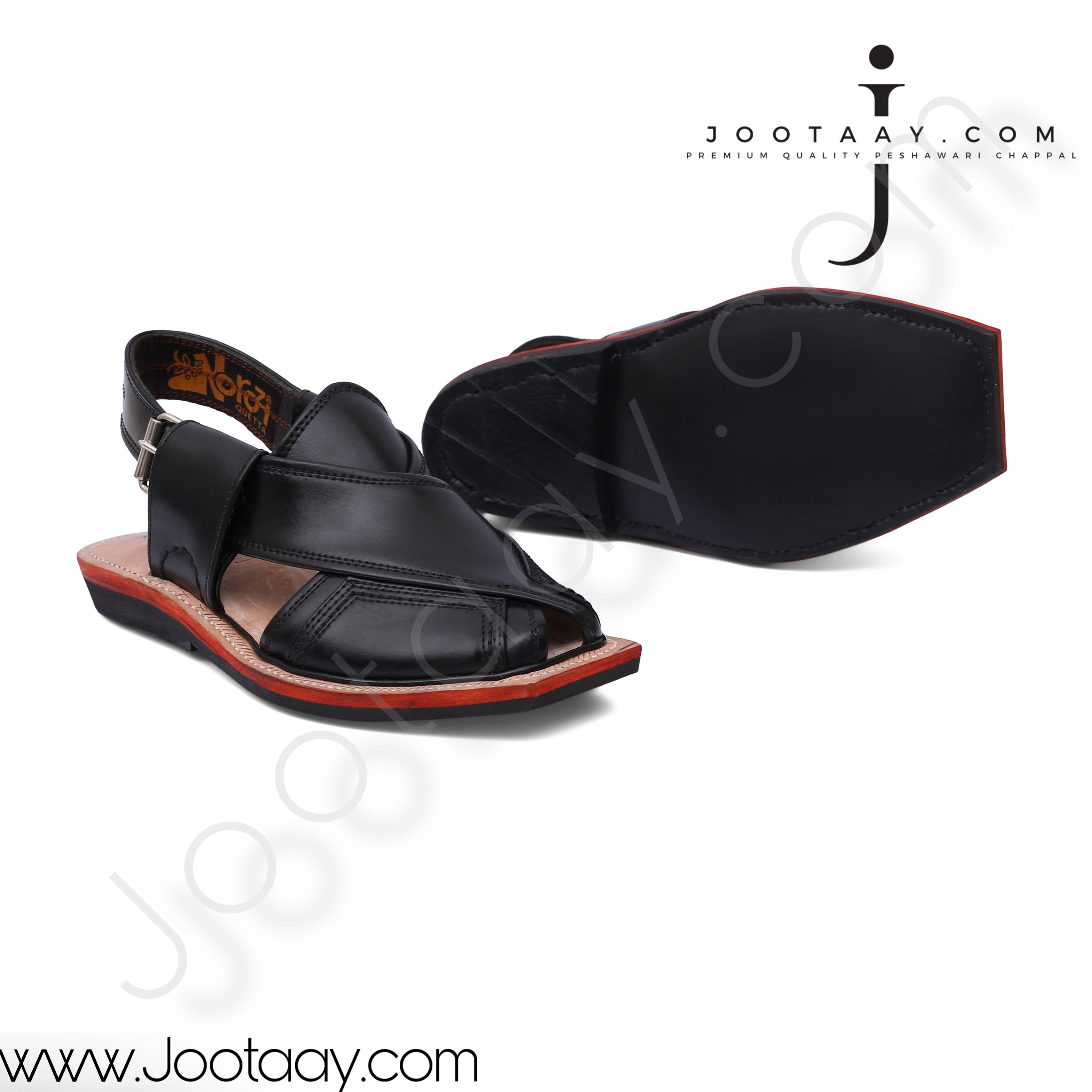 Jootaay® Single Sole Saadat Black Norozi