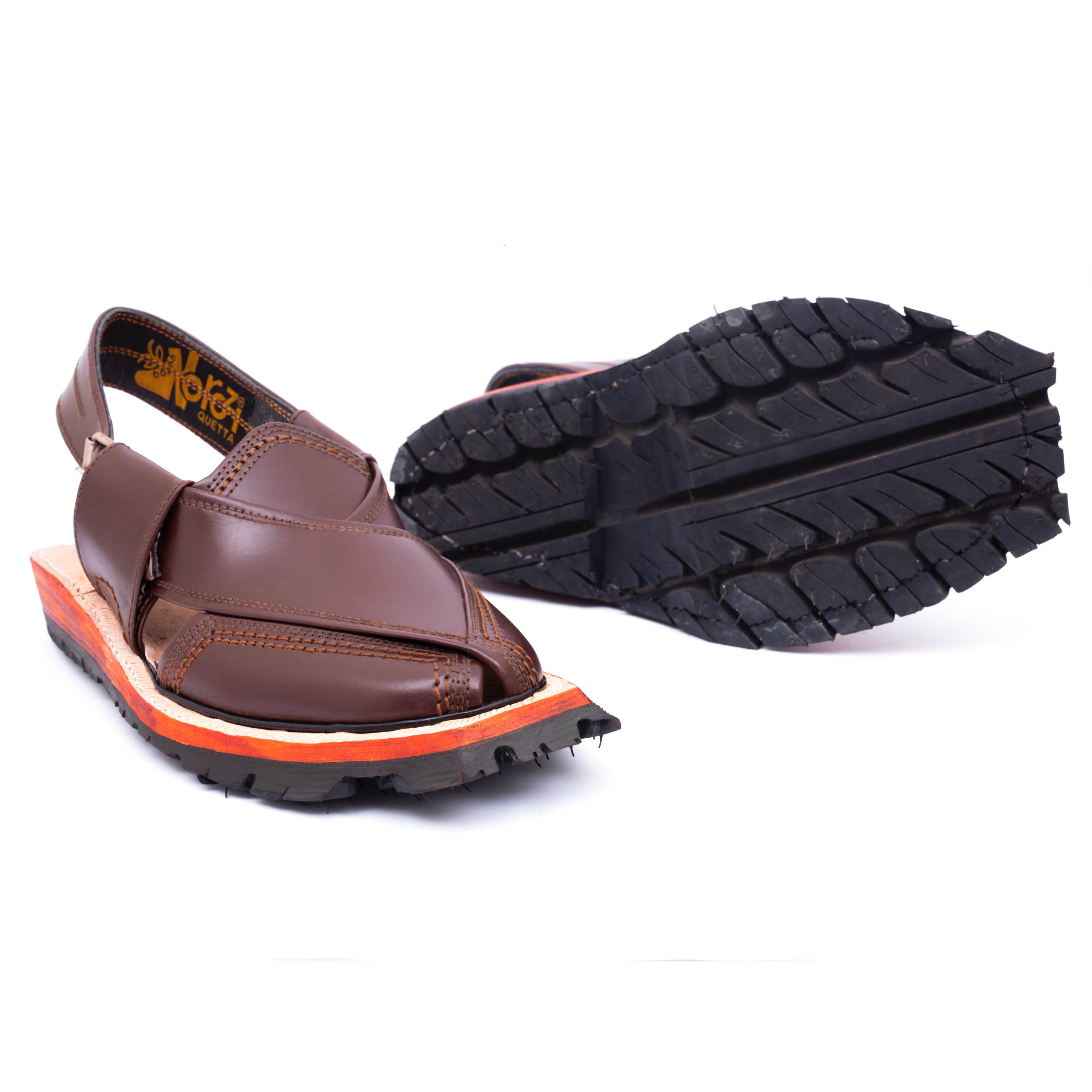 Double Wide Sole Dark Brown Norozi