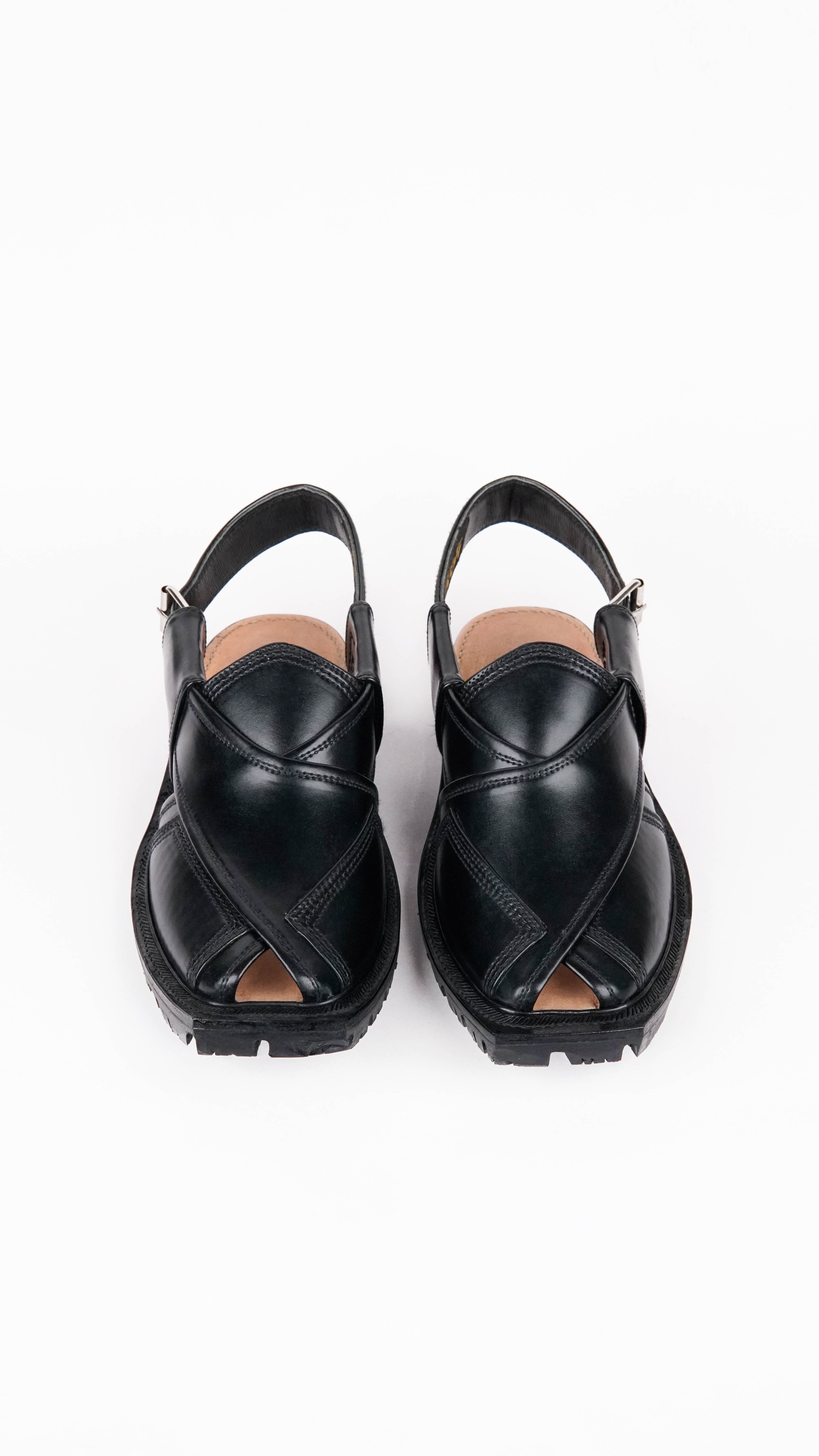 Double Sole Saadat Jet Black