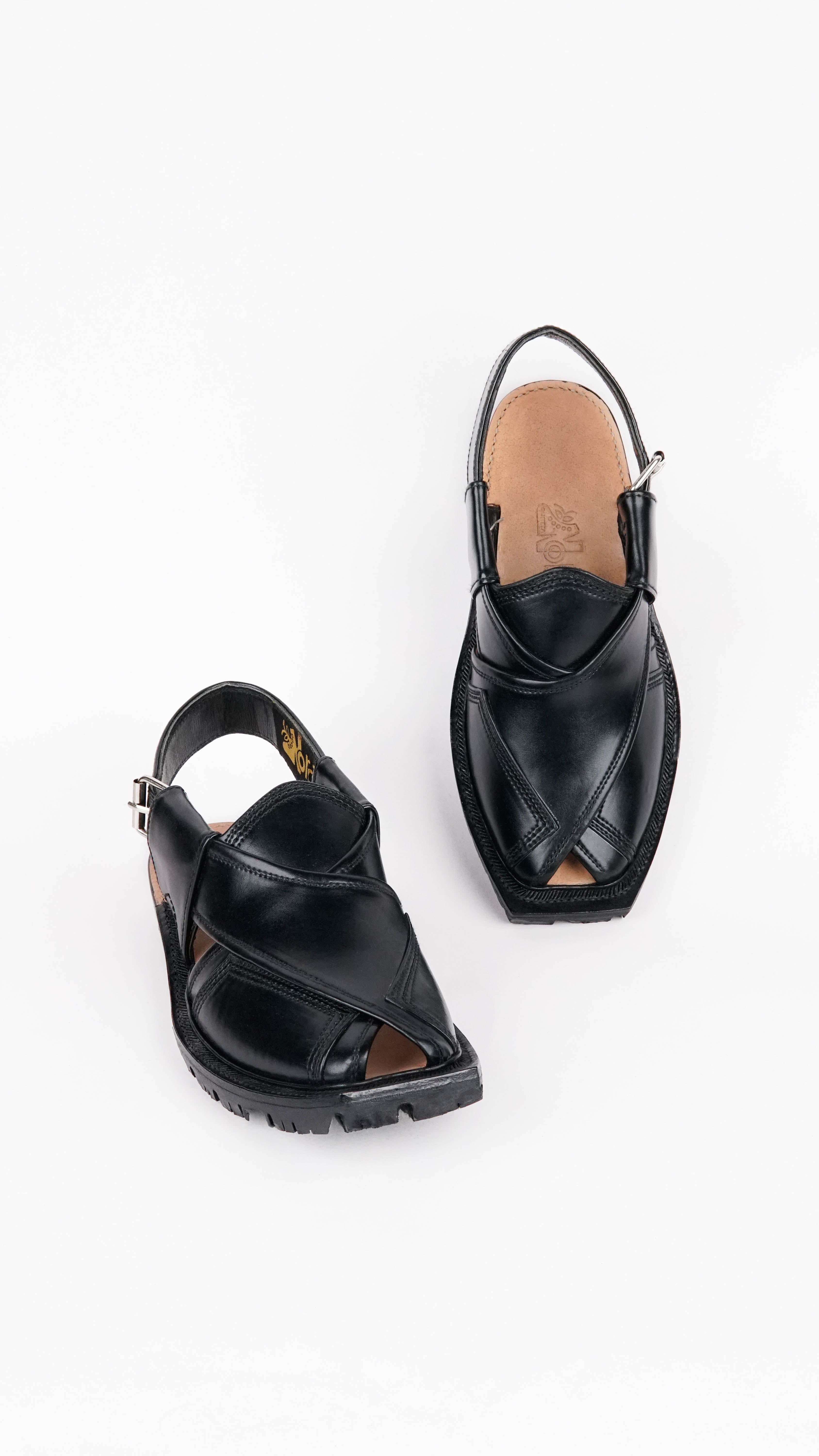 Double Sole Saadat Jet Black