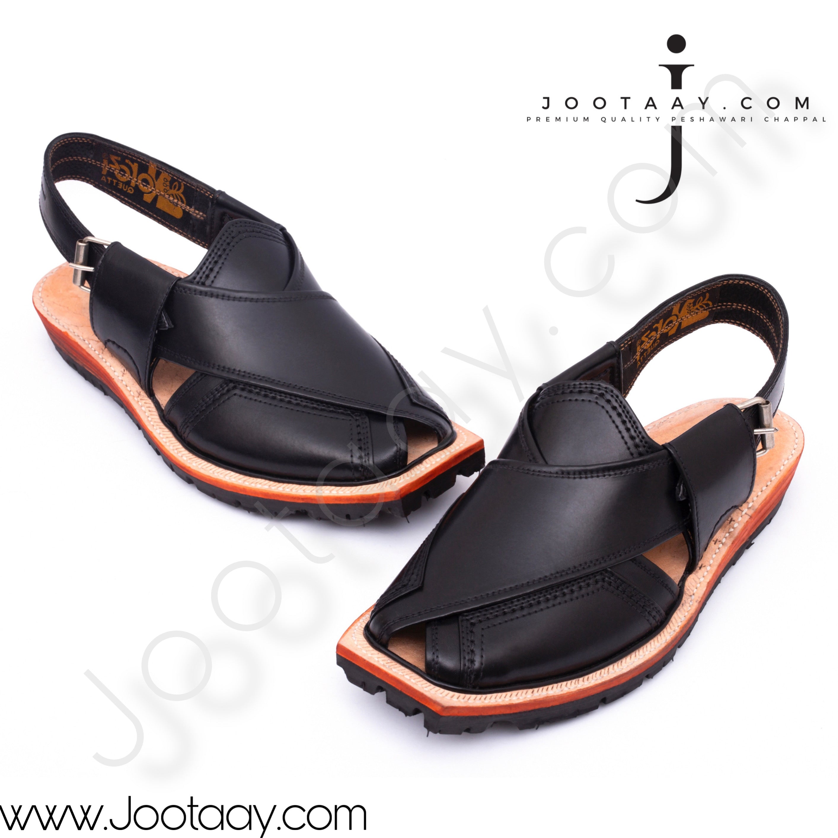 Jootaay® Double Sole Saadat Black Norozi