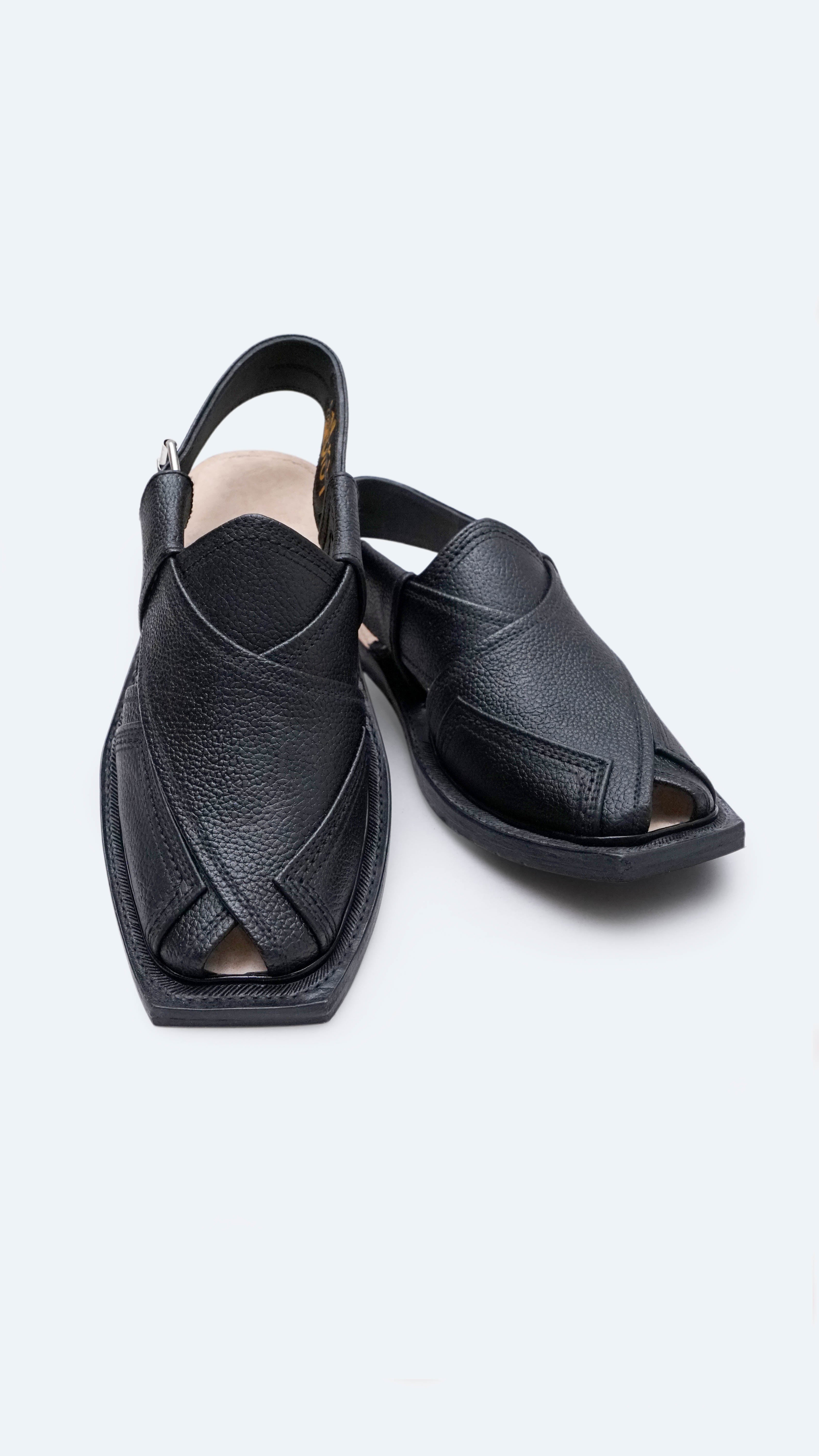 Single Sole Saadat Jet Black Danedar