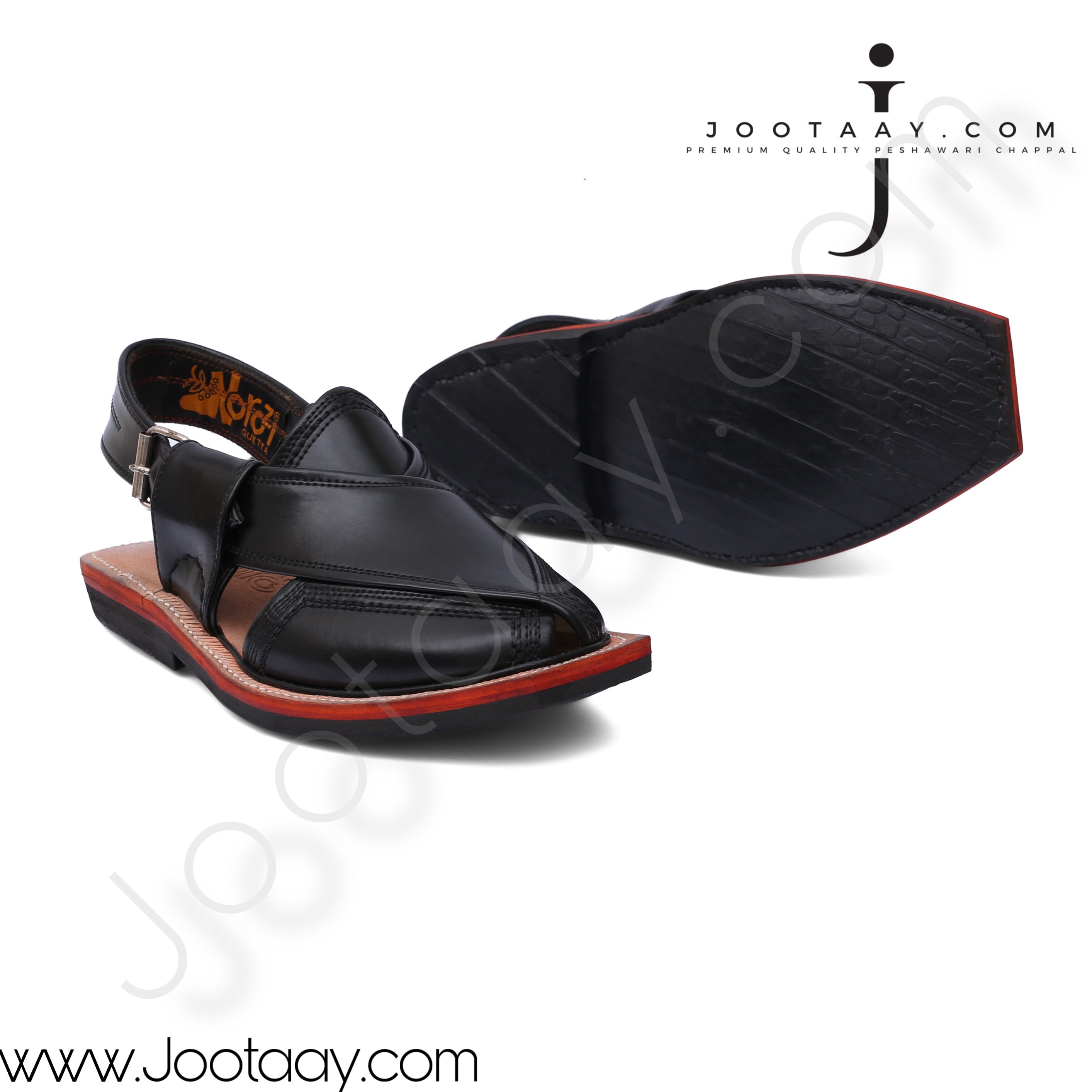 Jootaay® Single Sole Black Norozi