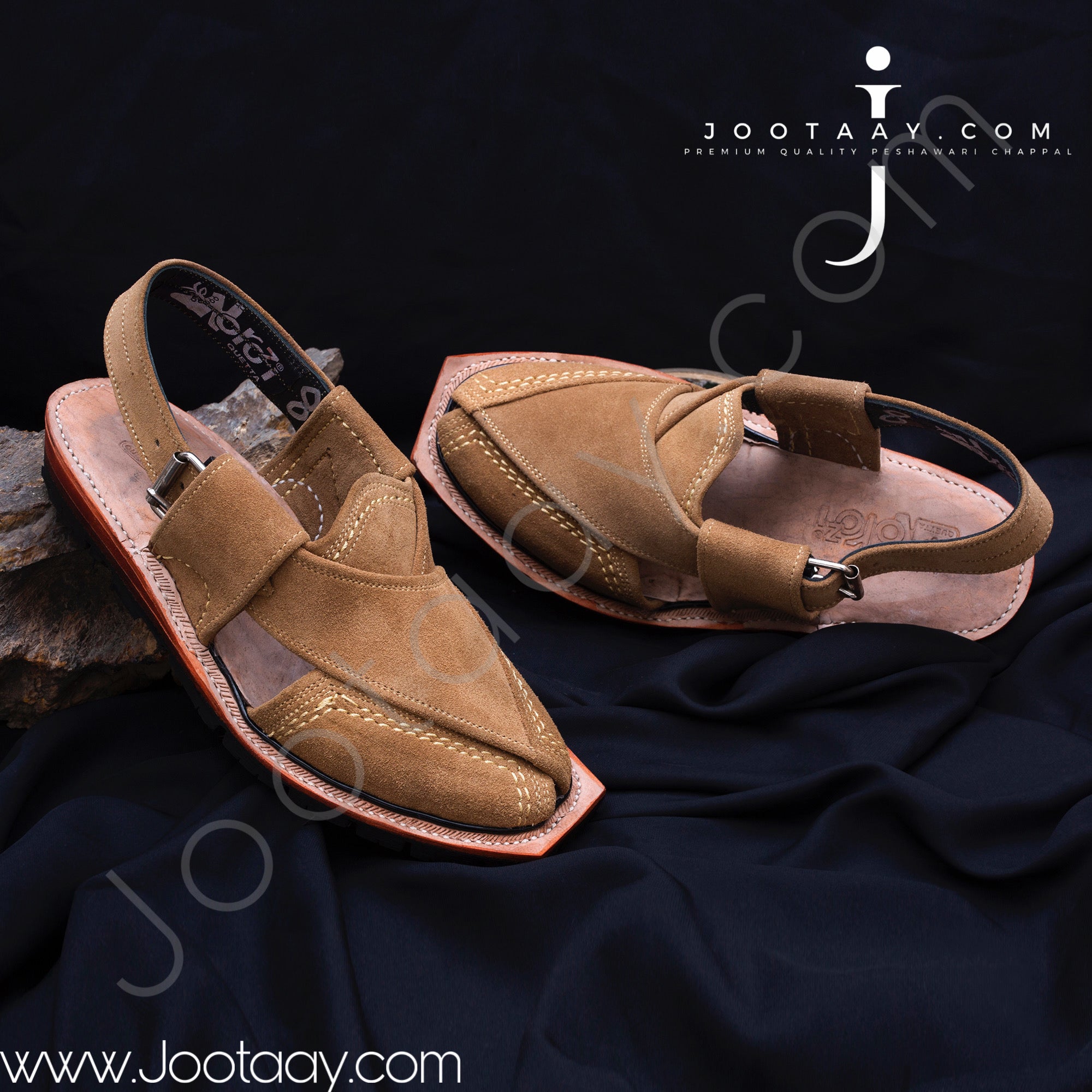 Jootaay® Double Sole Sabir Camel Norozi