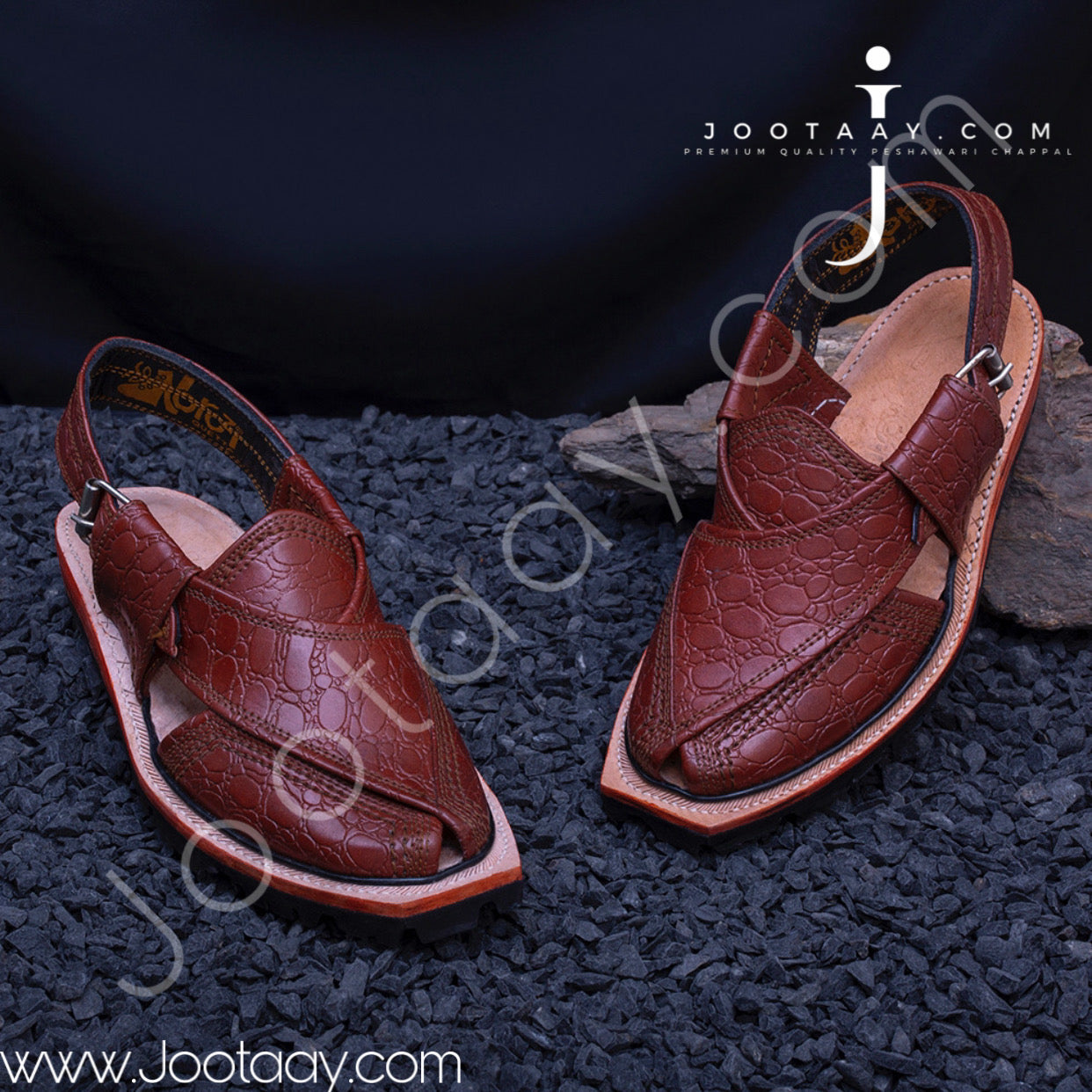 Jootaay® Double Sole Dotted Brown Norozi