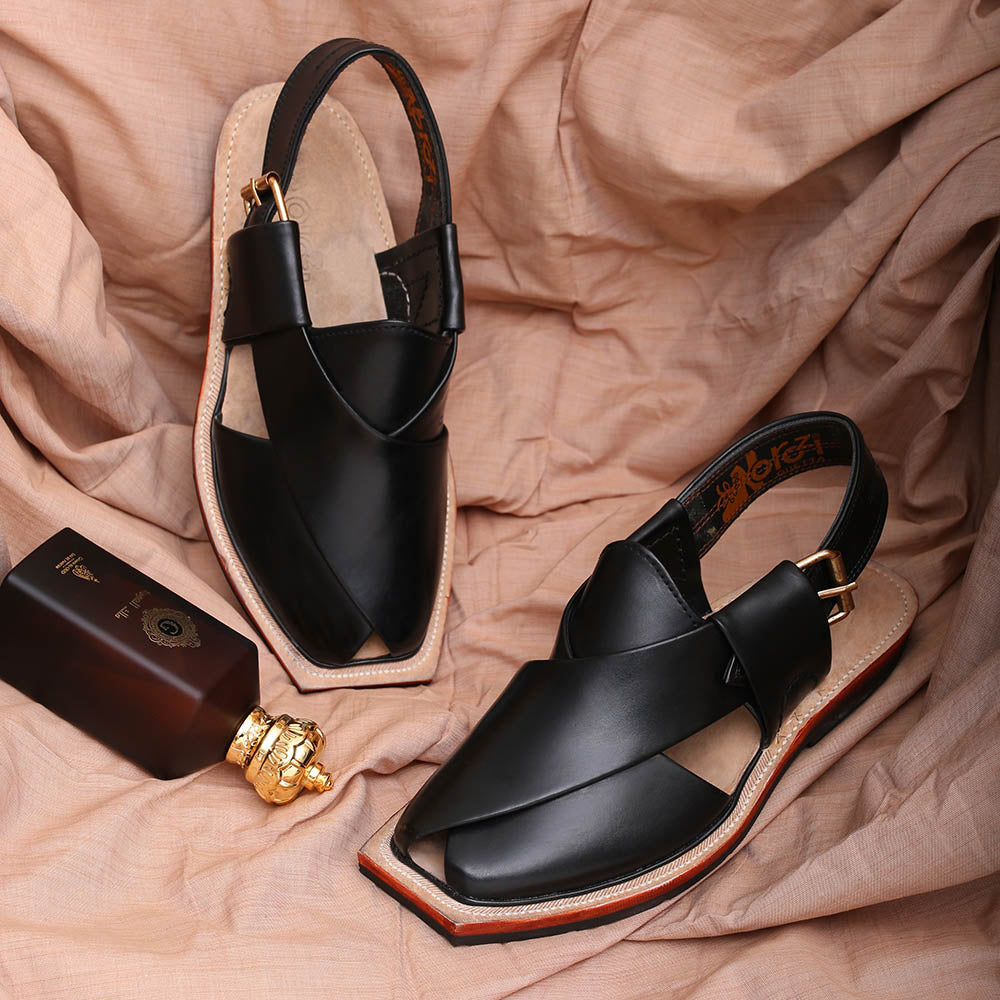 Single Sole Plain Black Norozi