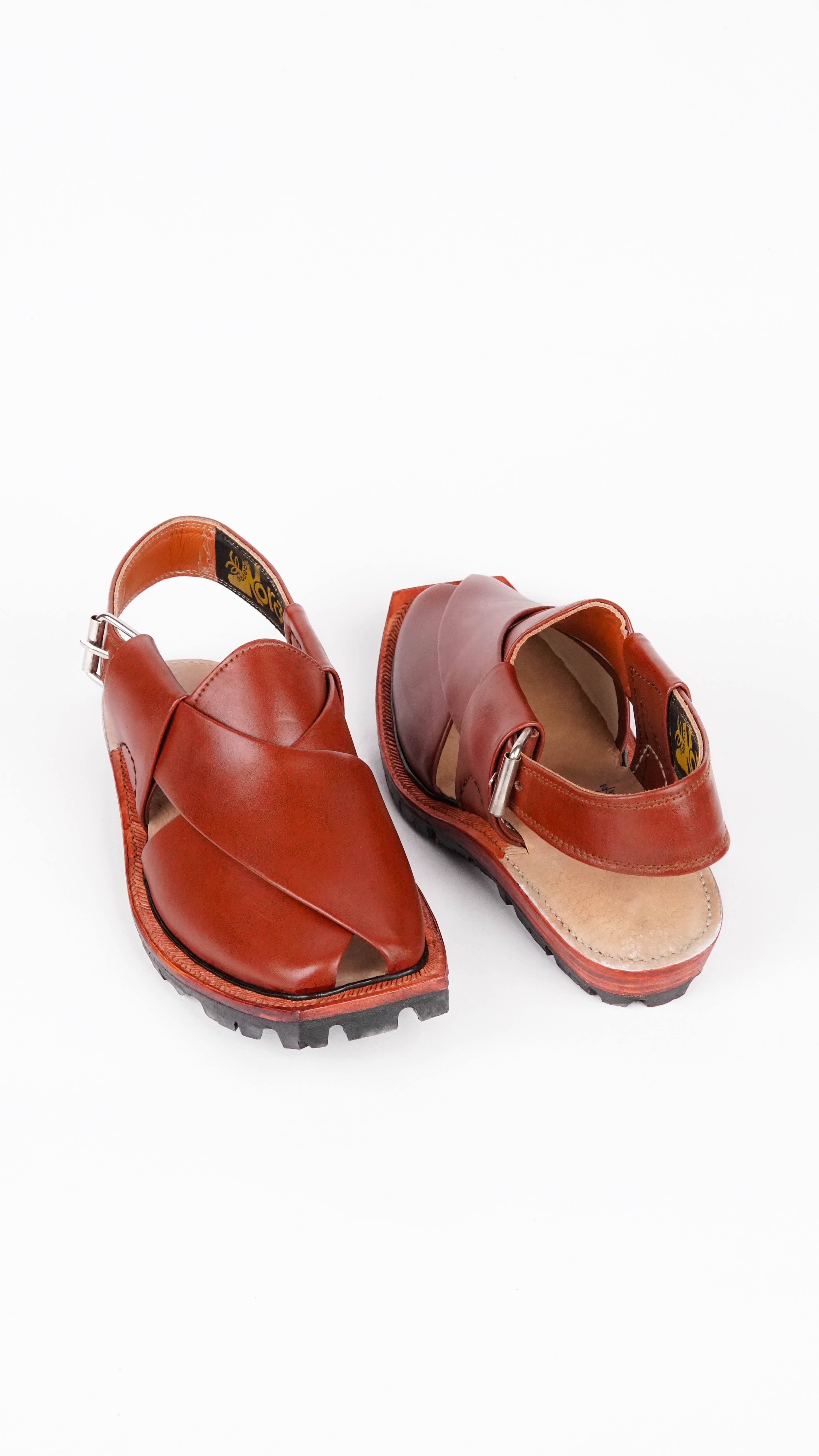 Double Sole Plain Full Brown Norozi