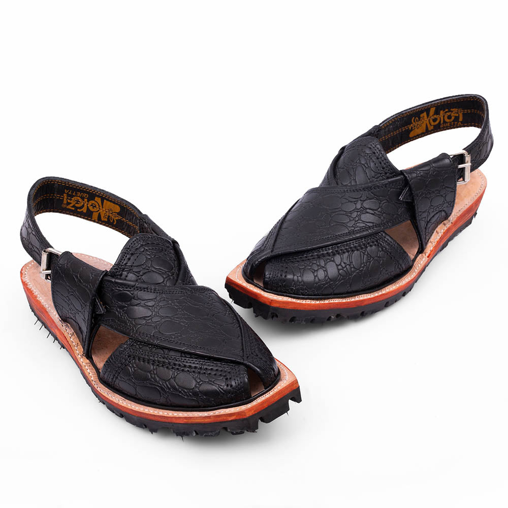 Double Sole Dotted Black Norozi