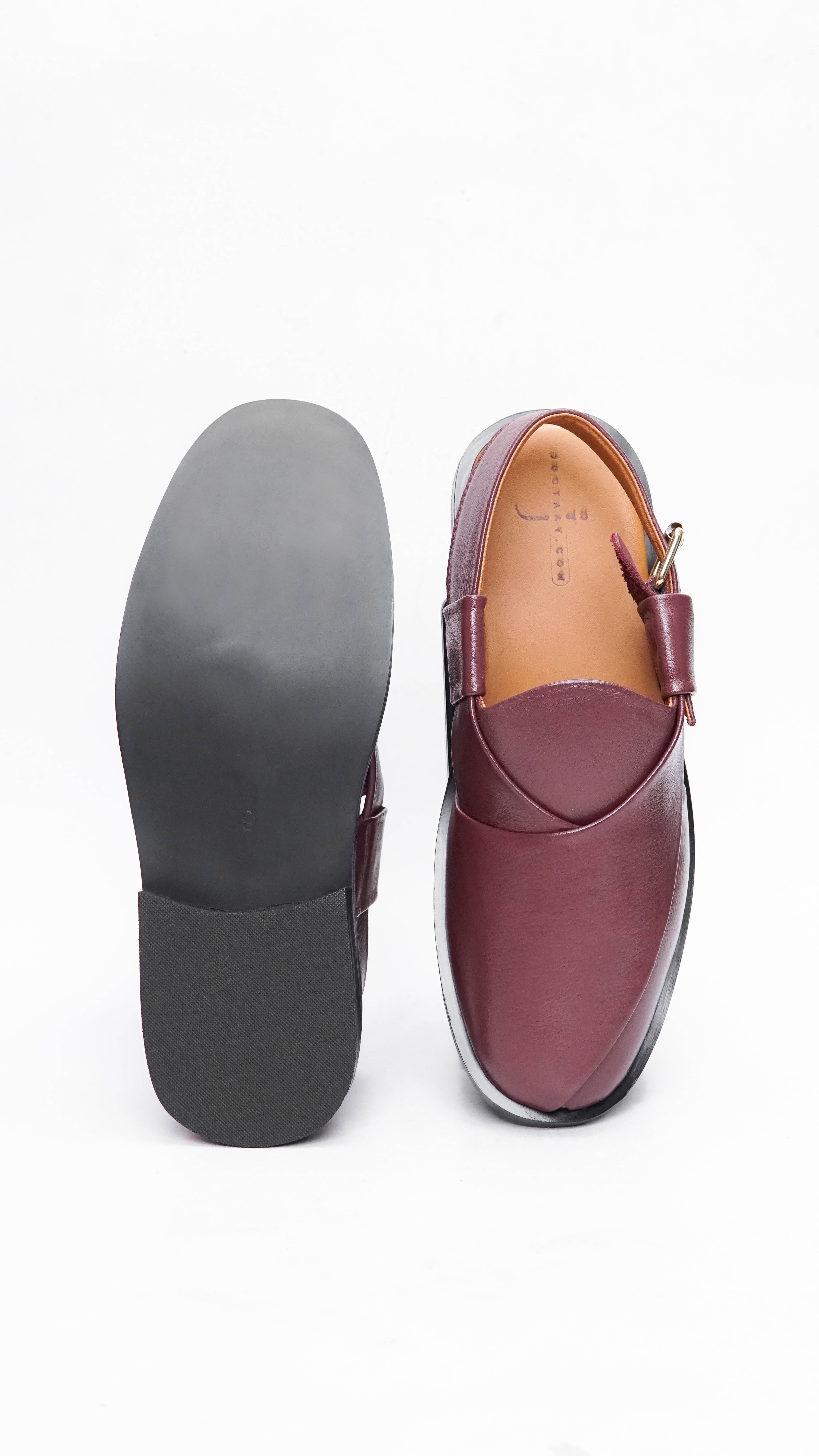 Maroon Grainy Formal Peshawari