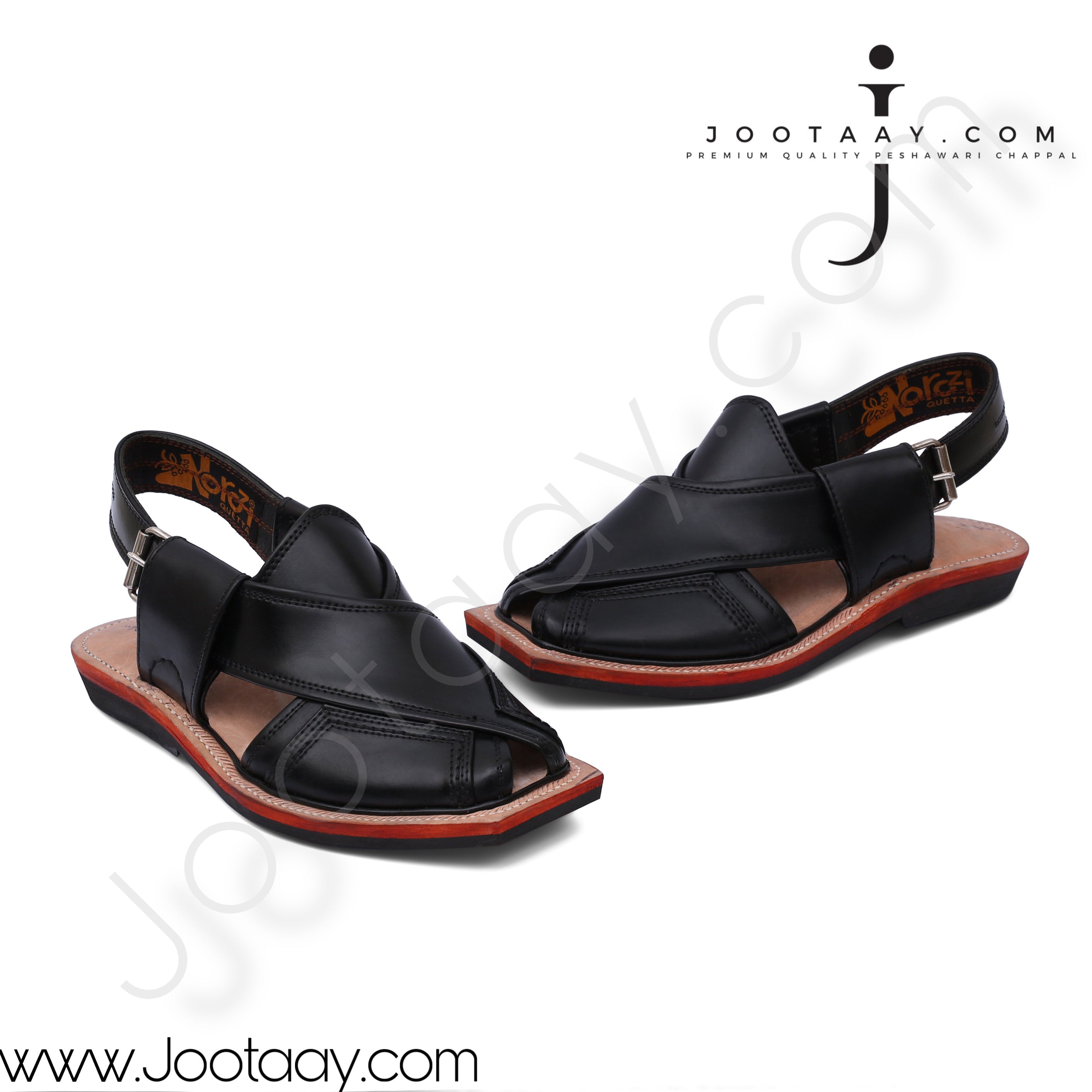 Jootaay® Single Sole Saadat Black Norozi