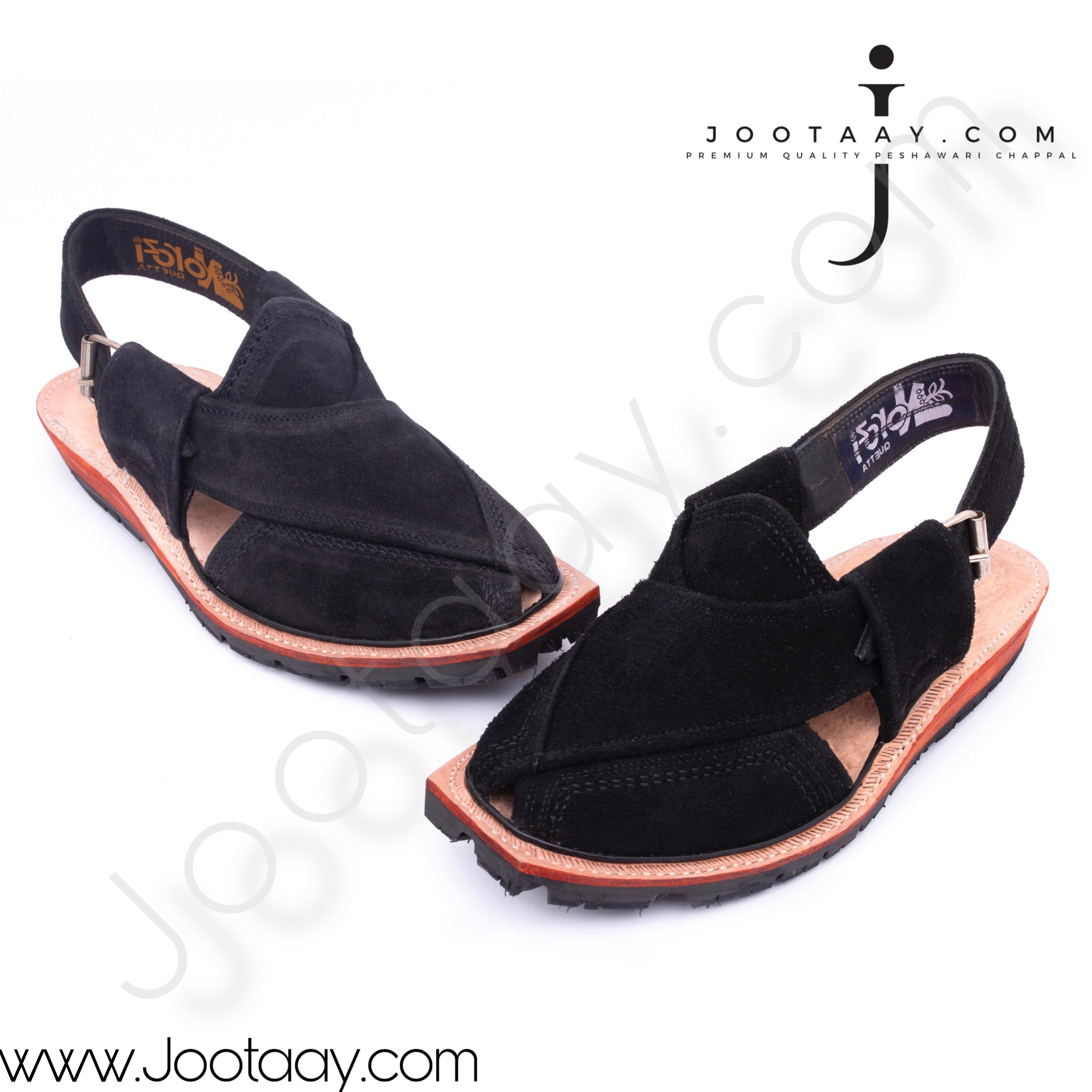 Jootaay® Double Sole Sabir Black Norozi