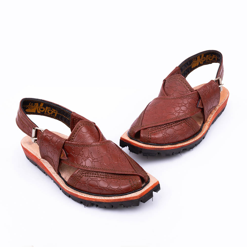 Double Sole Dotted Brown Norozi