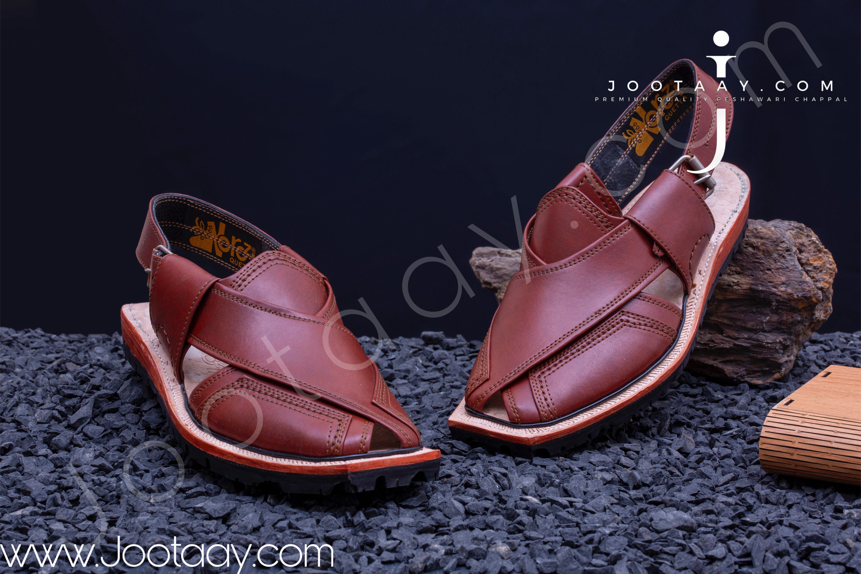 Jootaay® Double Sole Saadat Brown Norozi