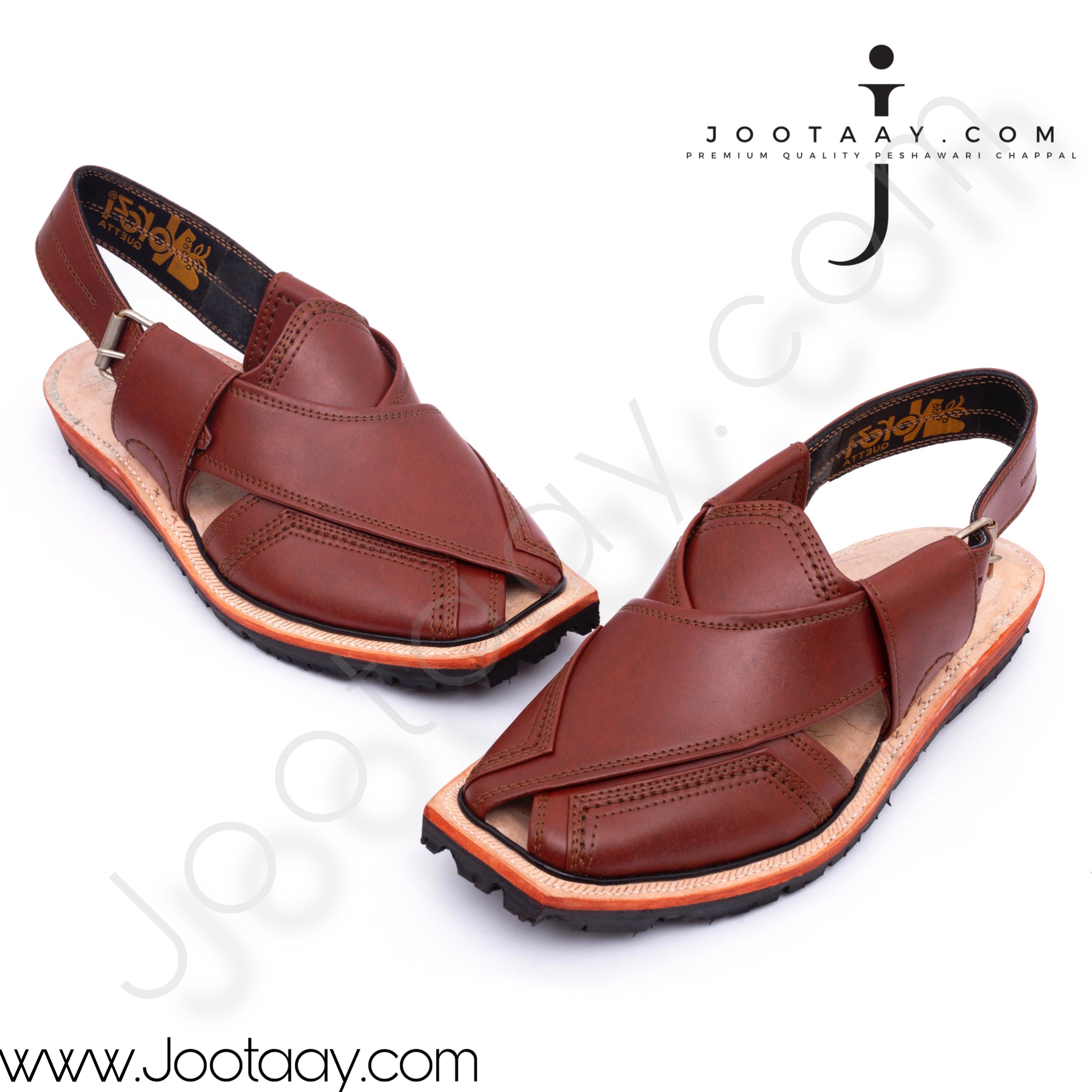 Jootaay® Double Sole Saadat Brown Norozi