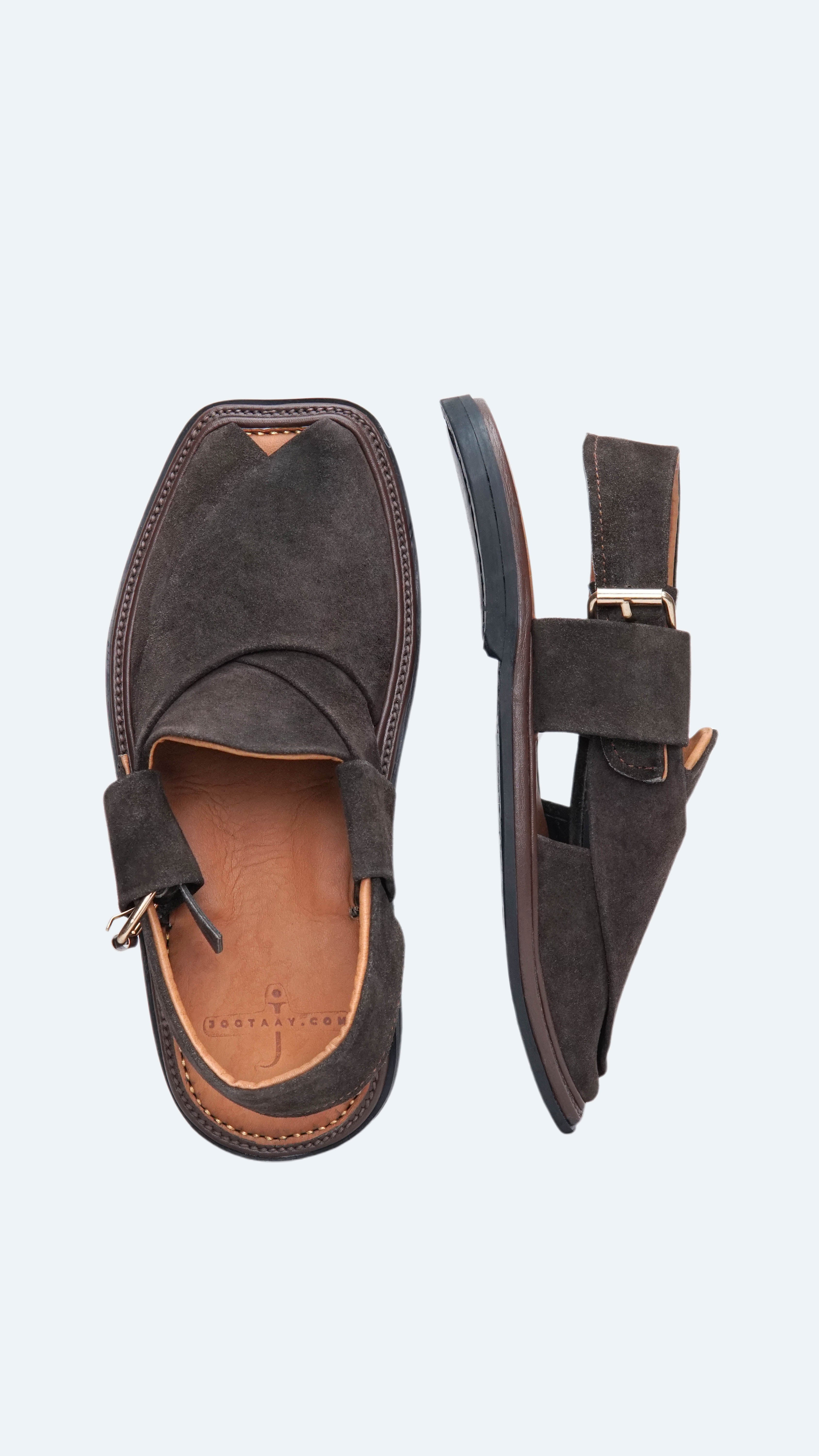 Suede Dark Brown Charsadda