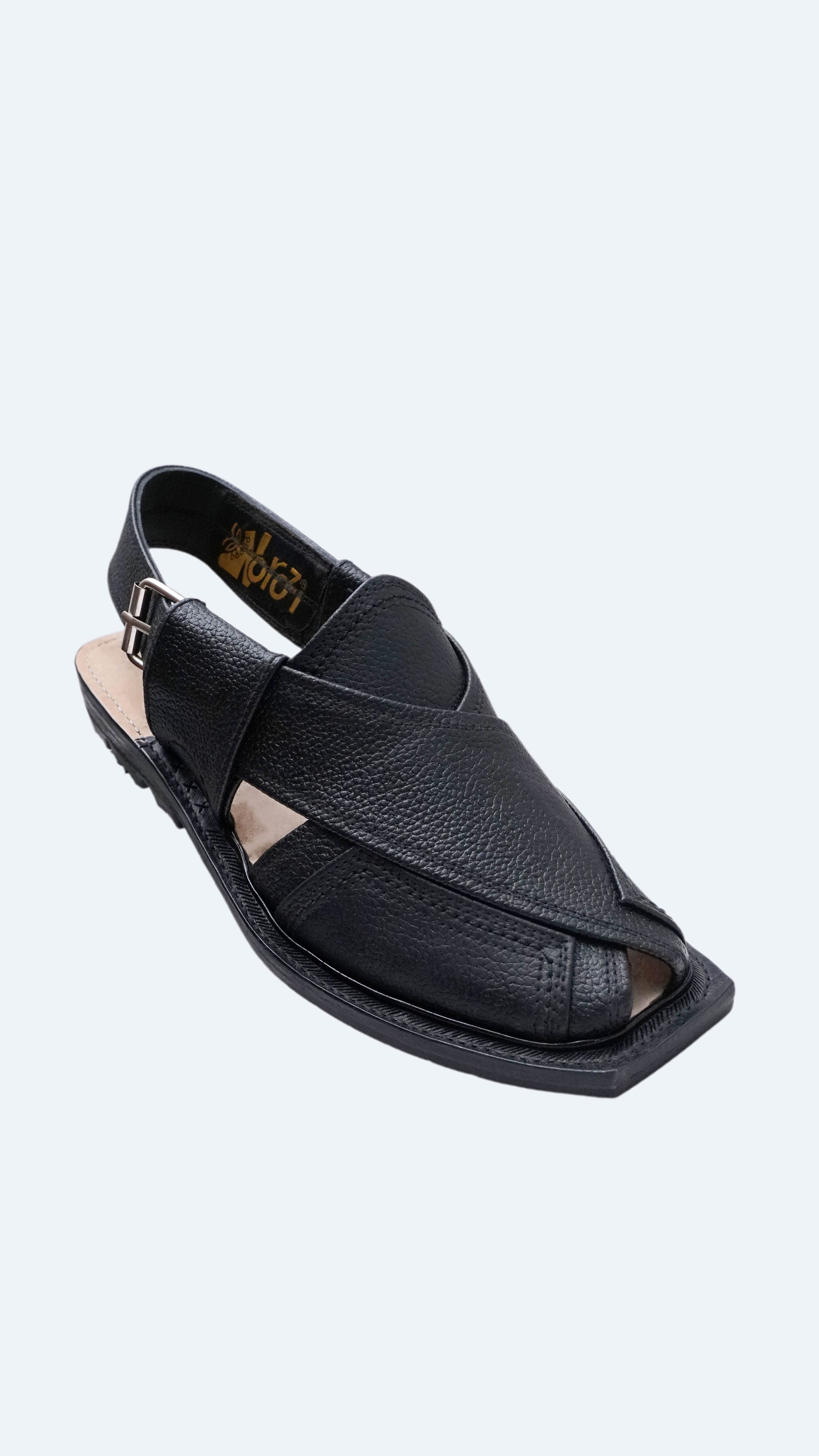 Single Sole Saadat Jet Black Danedar