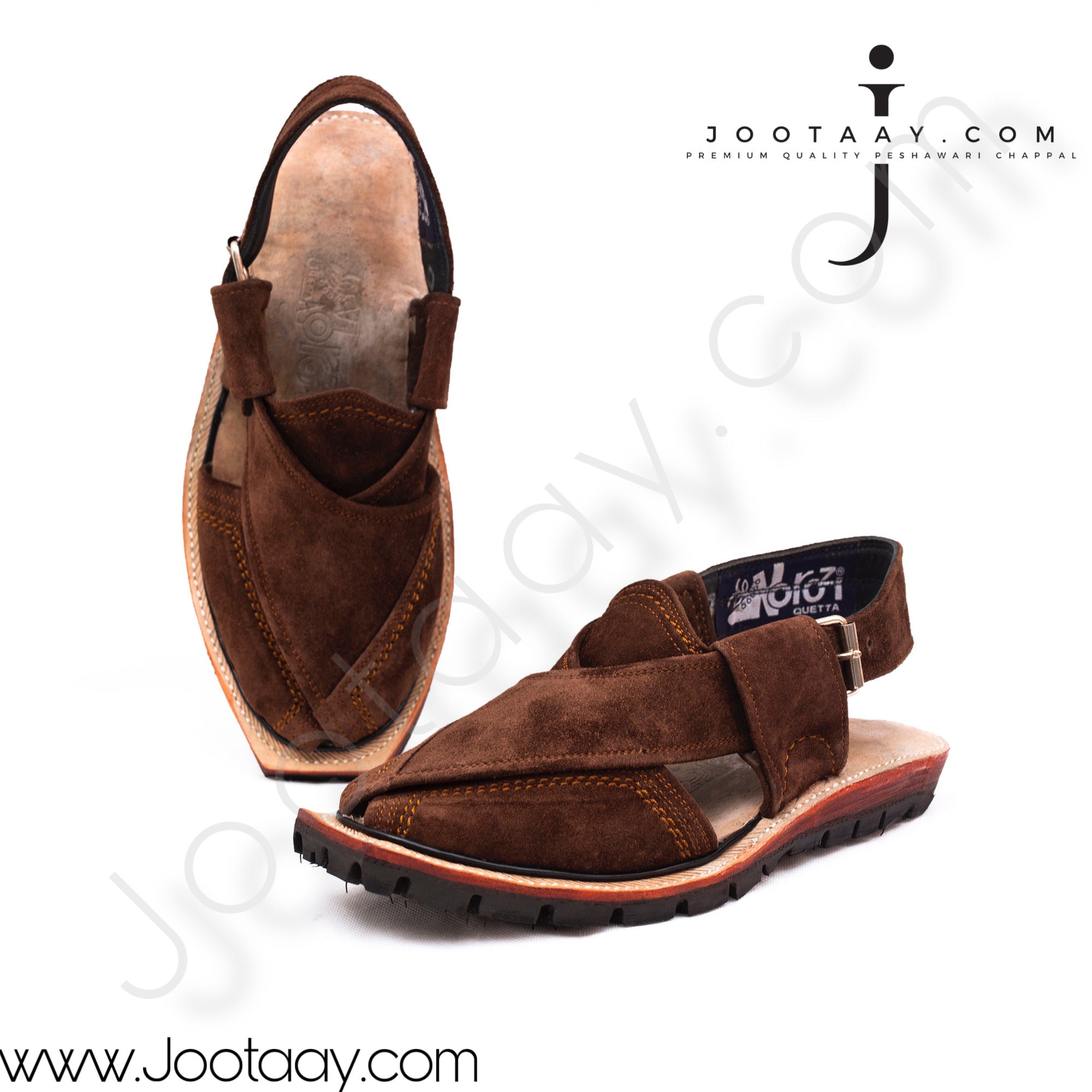 Jootaay® Double Sole Sabir Dark Brown Norozi