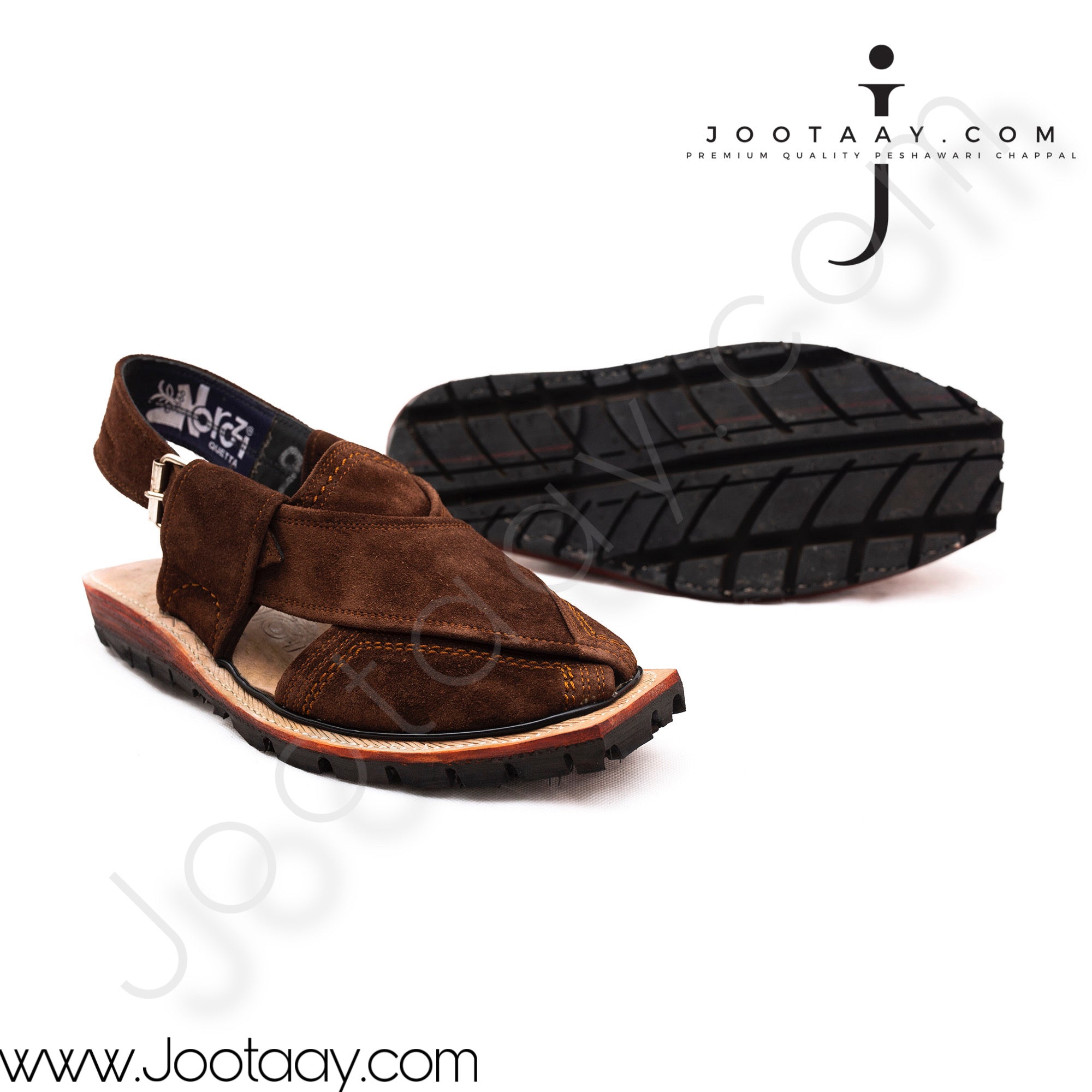 Jootaay® Double Sole Sabir Dark Brown Norozi