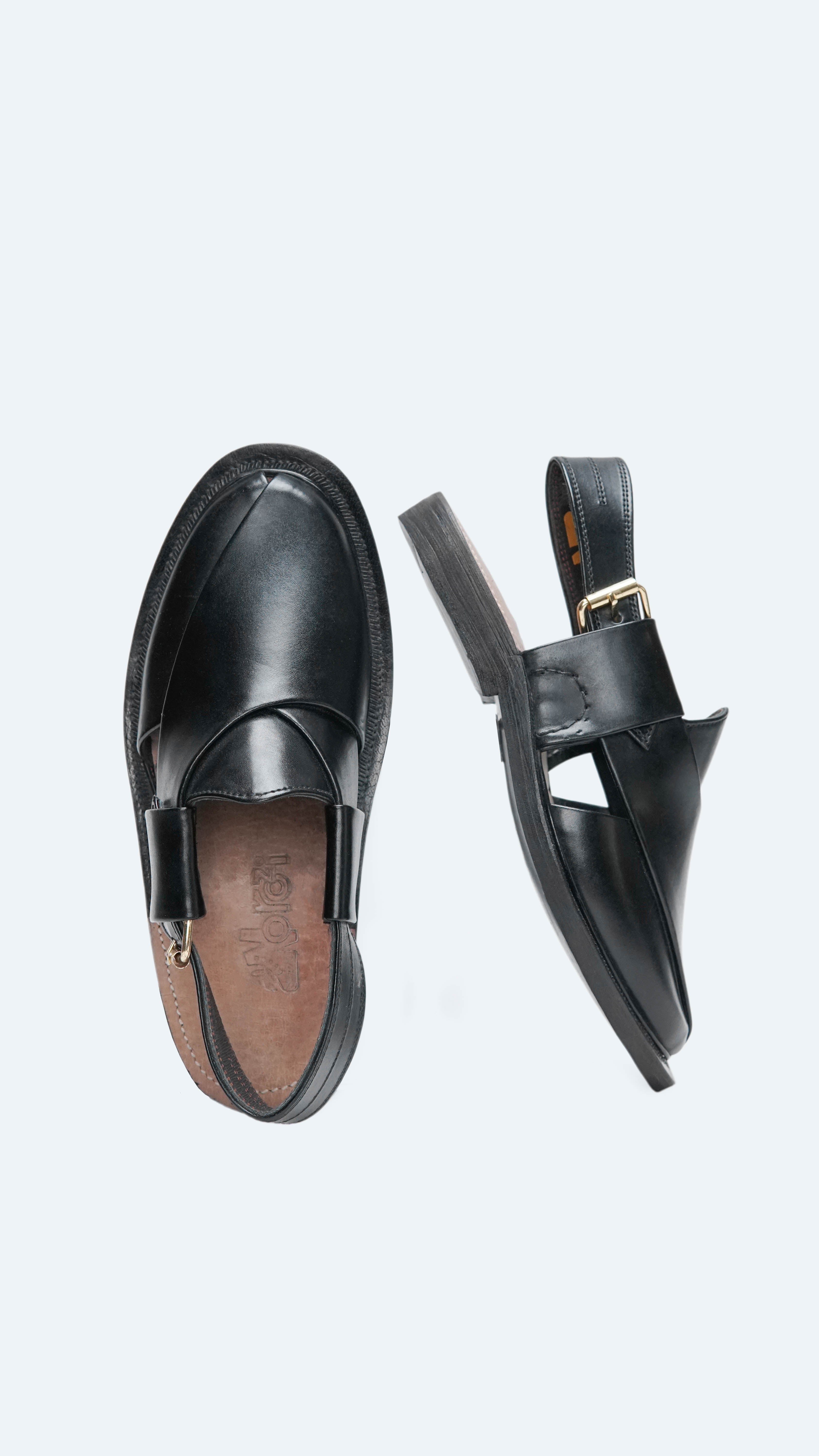 Single Sole Round Jet Black Norozi