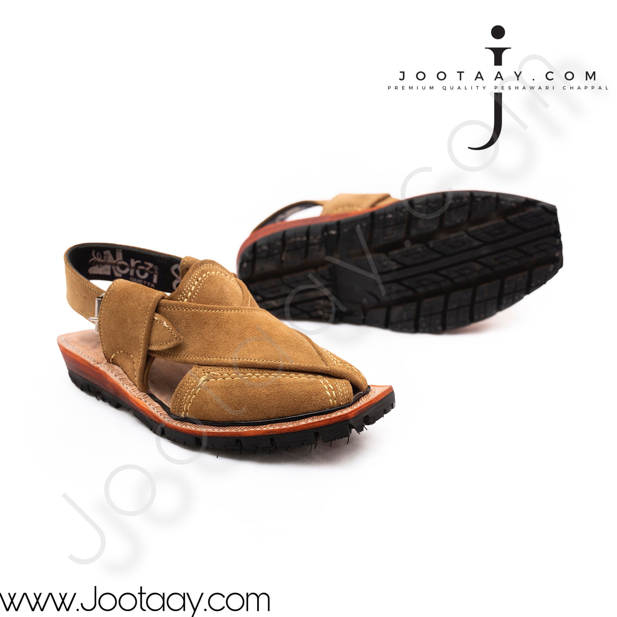 Jootaay® Double Sole Sabir Camel Norozi