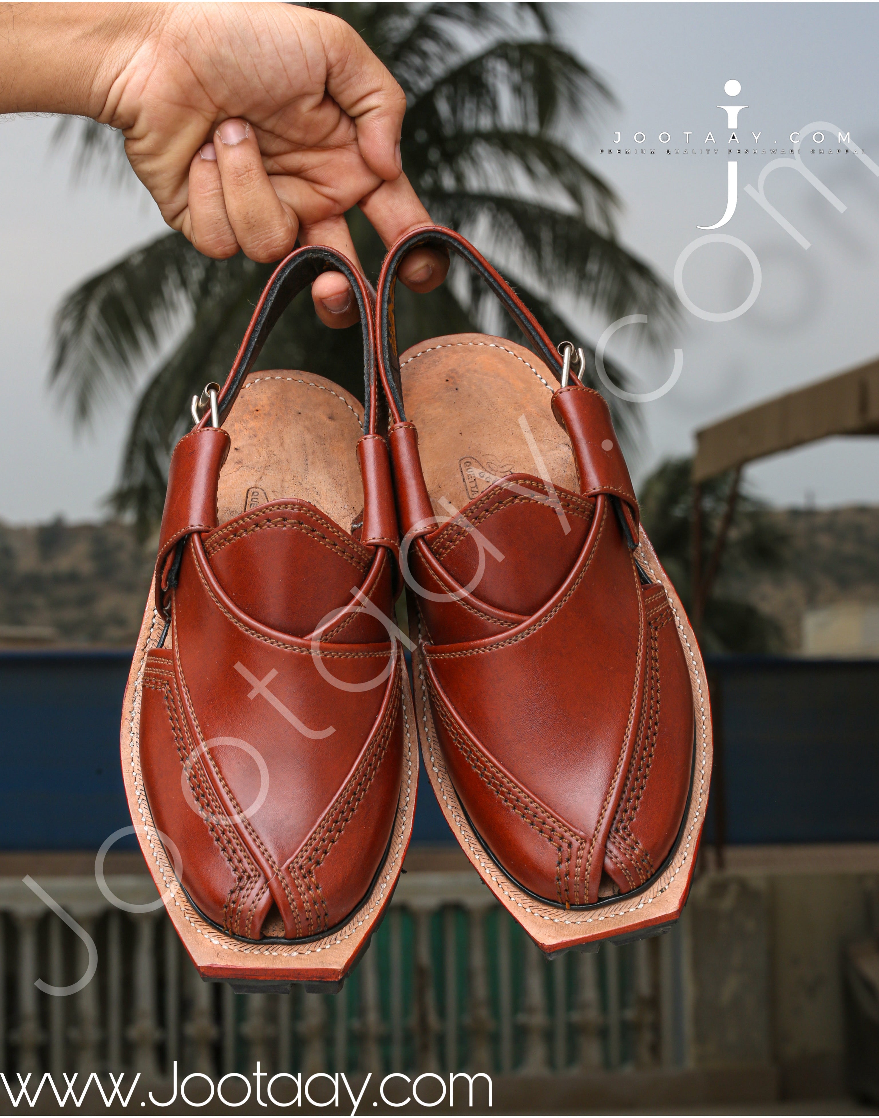 Jootaay® Double Sole Brown Norozi