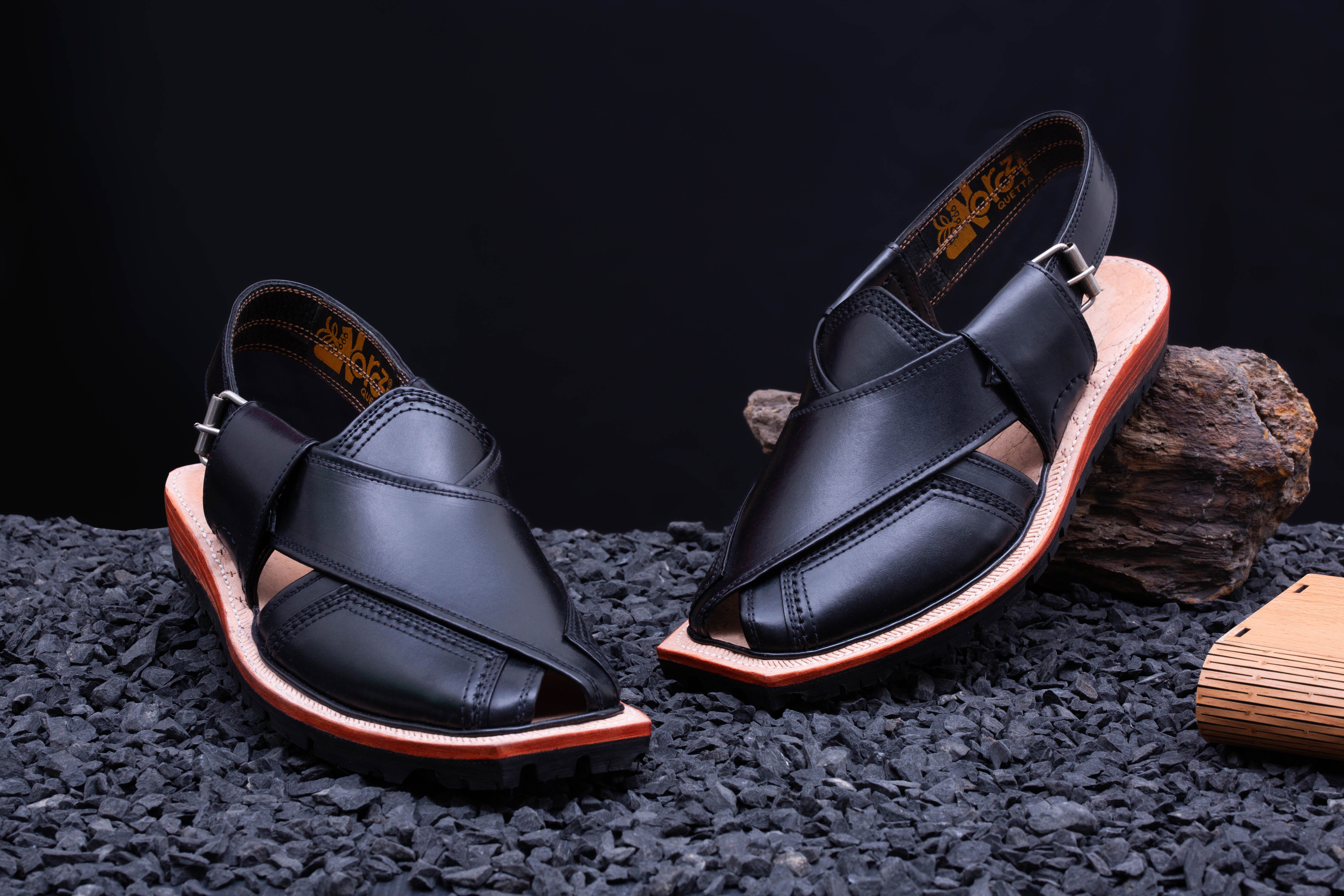 Double Sole Saadat Black