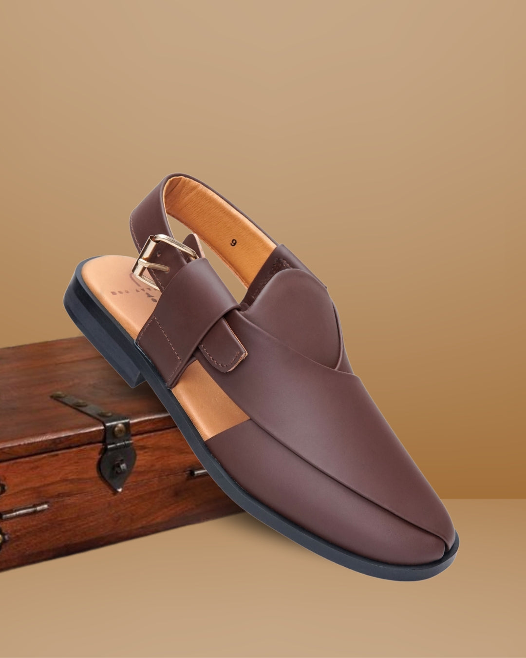 Dark Brown Formal Peshawari