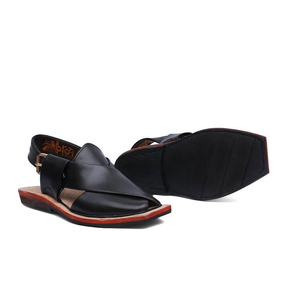 Single Sole Plain Black Norozi