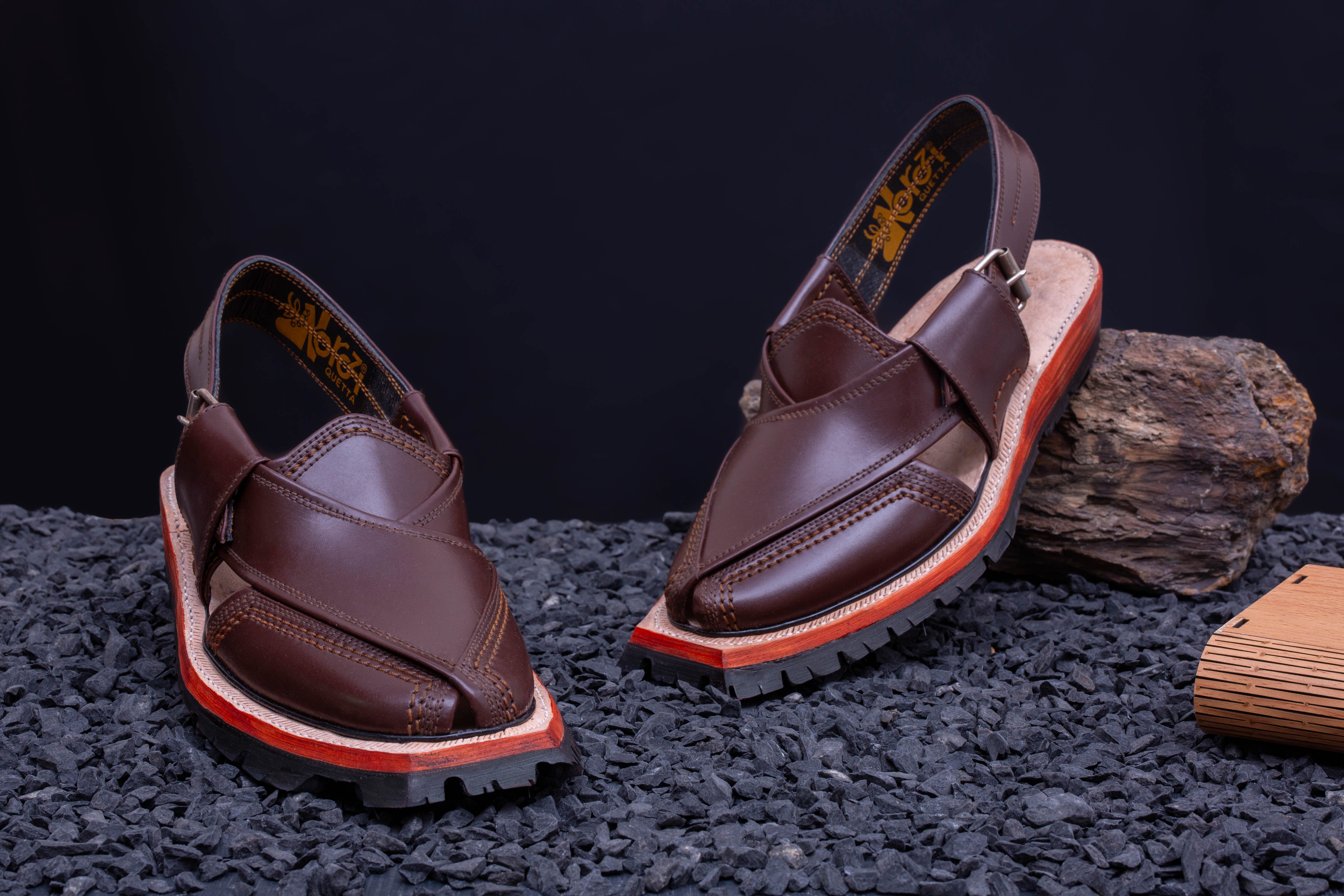 Double Wide Sole Dark Brown Norozi