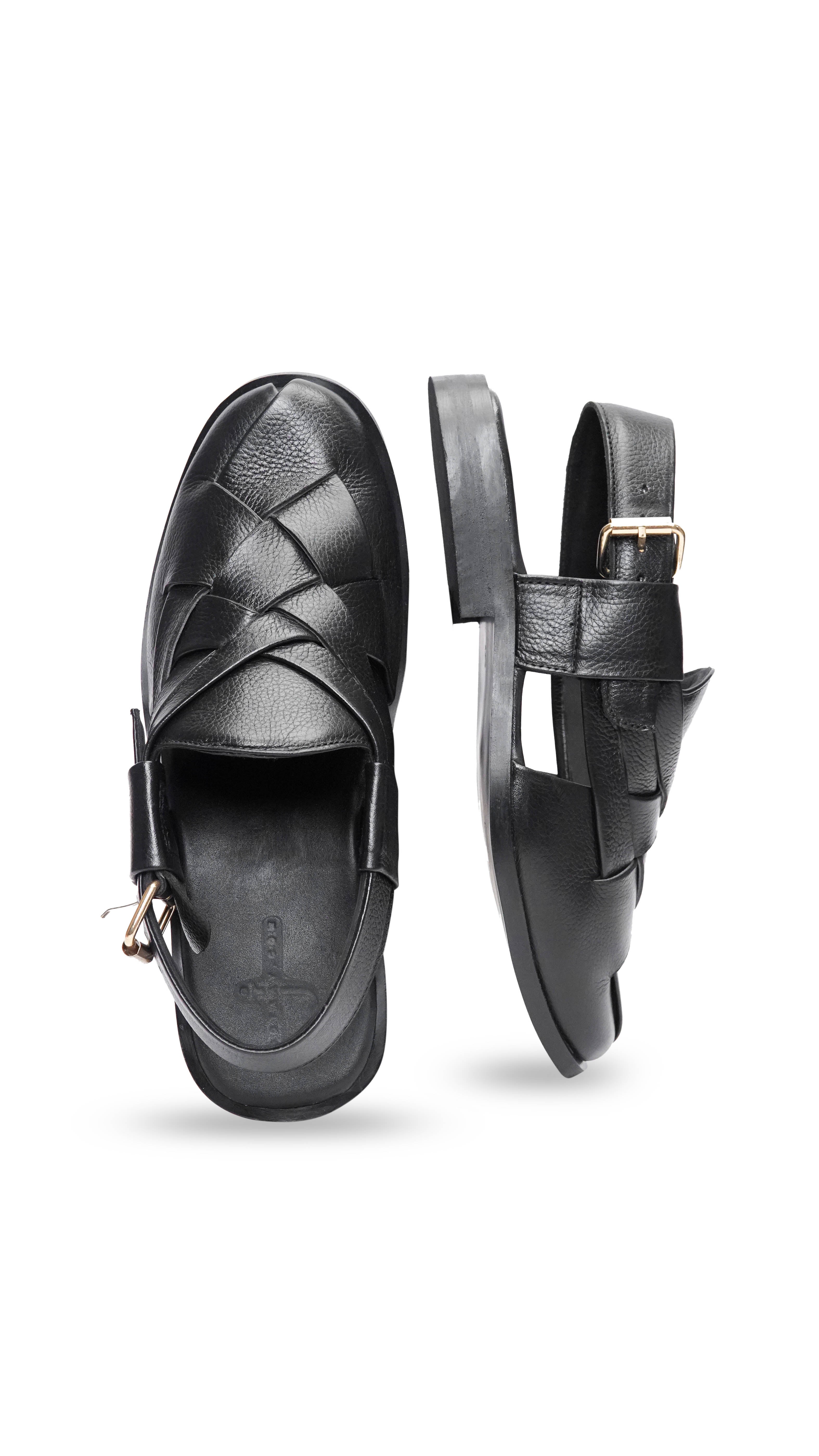 Black Wavy Formal Peshawari