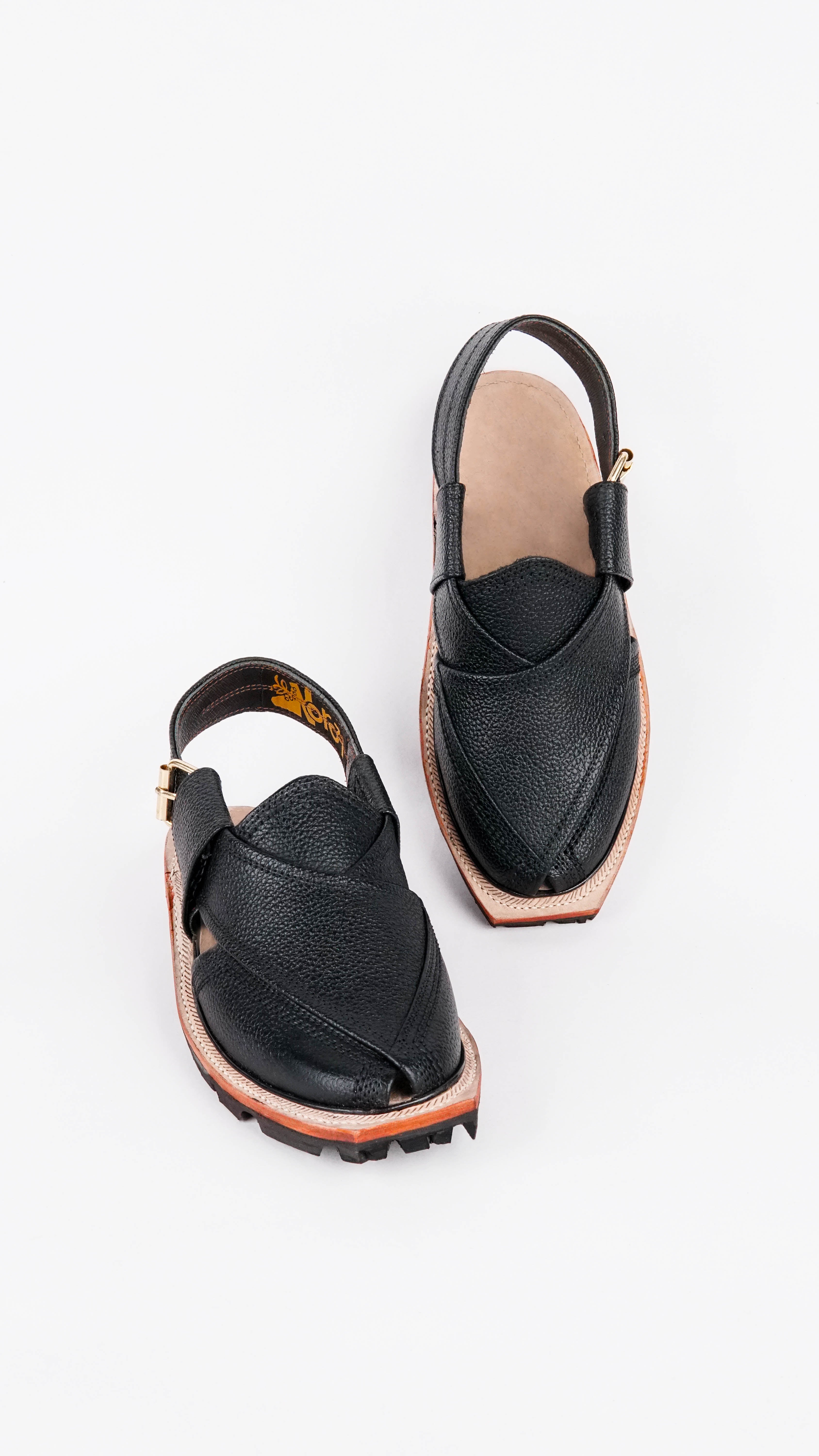 Double Sole Danedar Black Norozi
